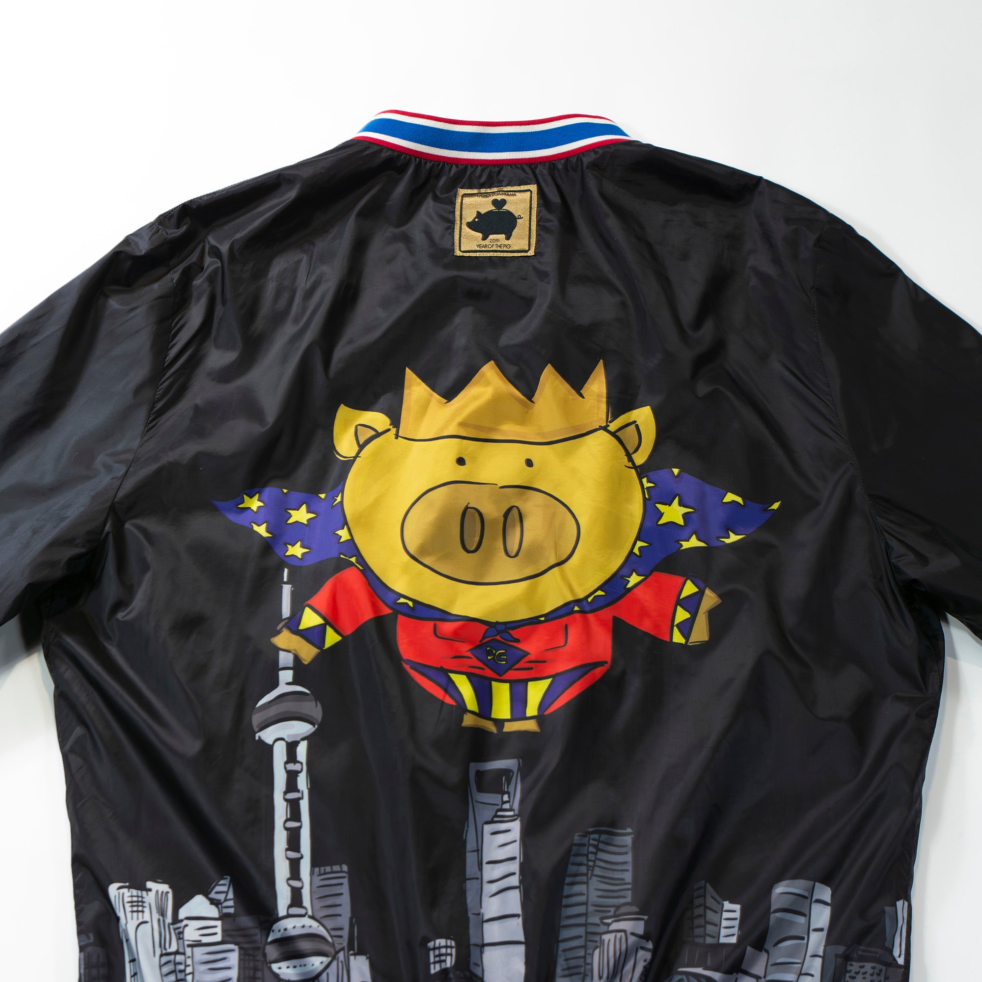 ◆Super beautiful item◆DOLCE&GABBANA Dolce & Gabbana 2019 Super Big Print Bomber Jacket Blouson Outerwear