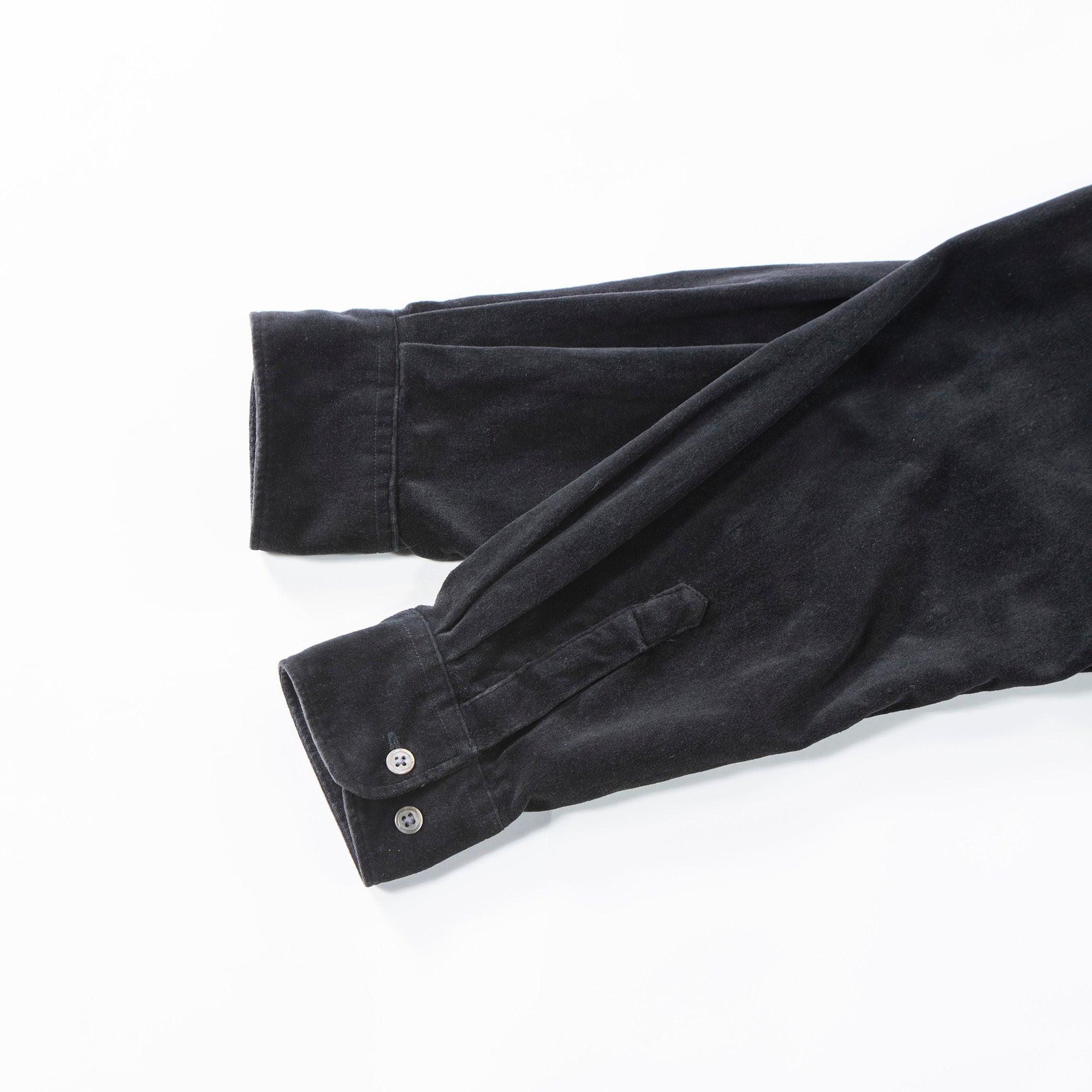Used ARMANI EXCHANGE Velvet Shirt, Black, 100% Cotton, Men's Fashion, Men's Tops, Men's Shirt.