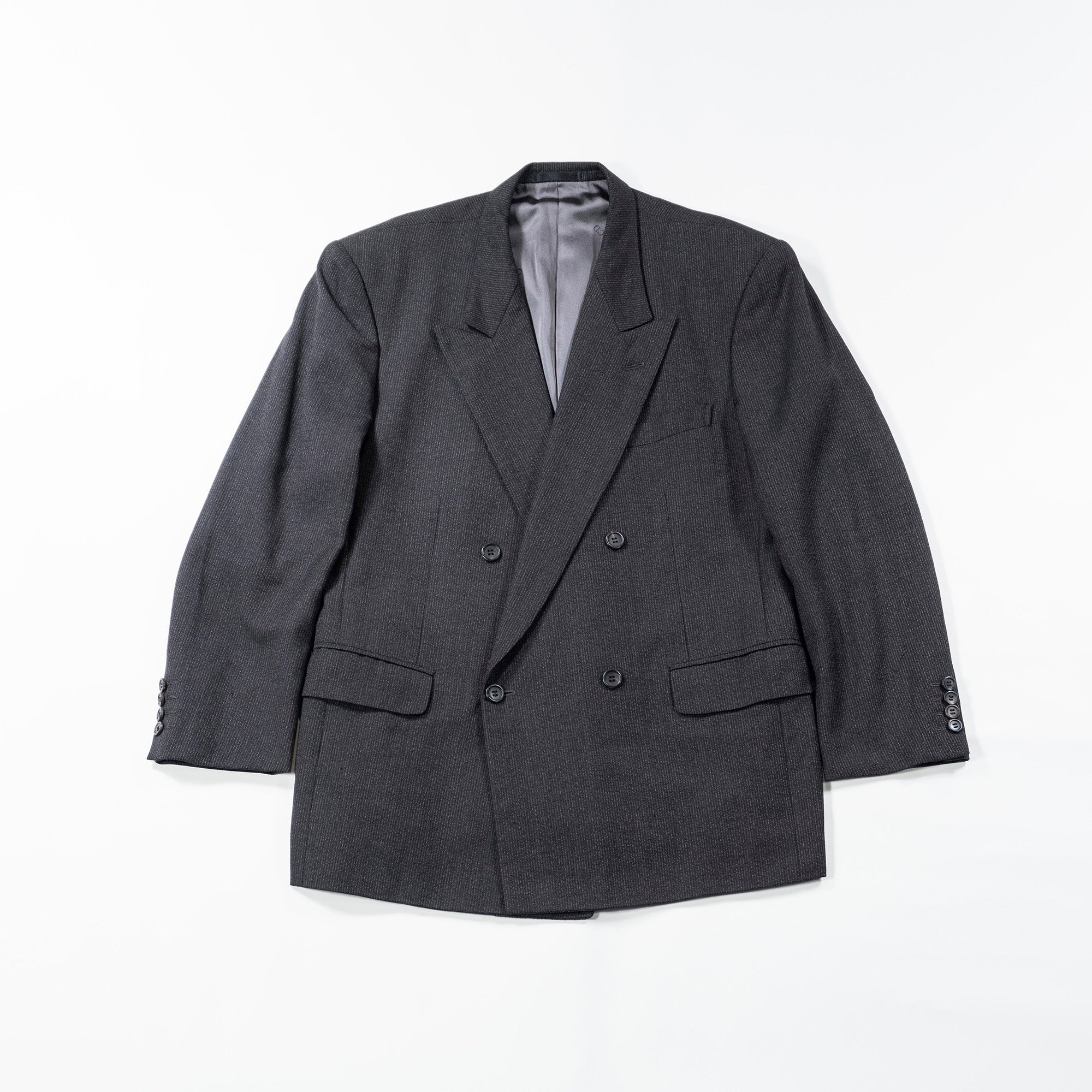 Christian Dior MONSIER Christian Dior Monsieur Suit Set Double Breasted Pinstripe Dior homme