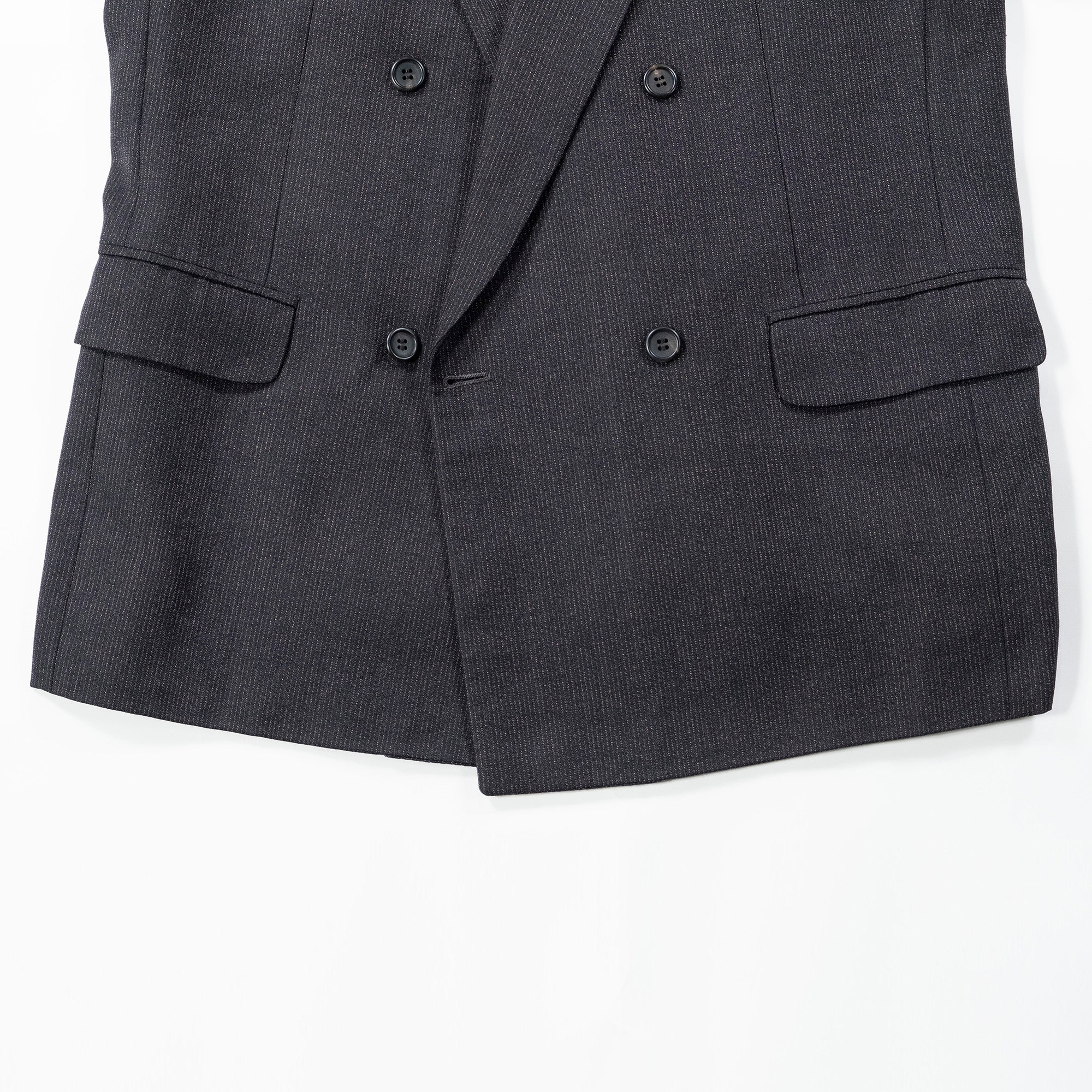 Christian Dior MONSIER Christian Dior Monsieur Suit Set Double Breasted Pinstripe Dior homme