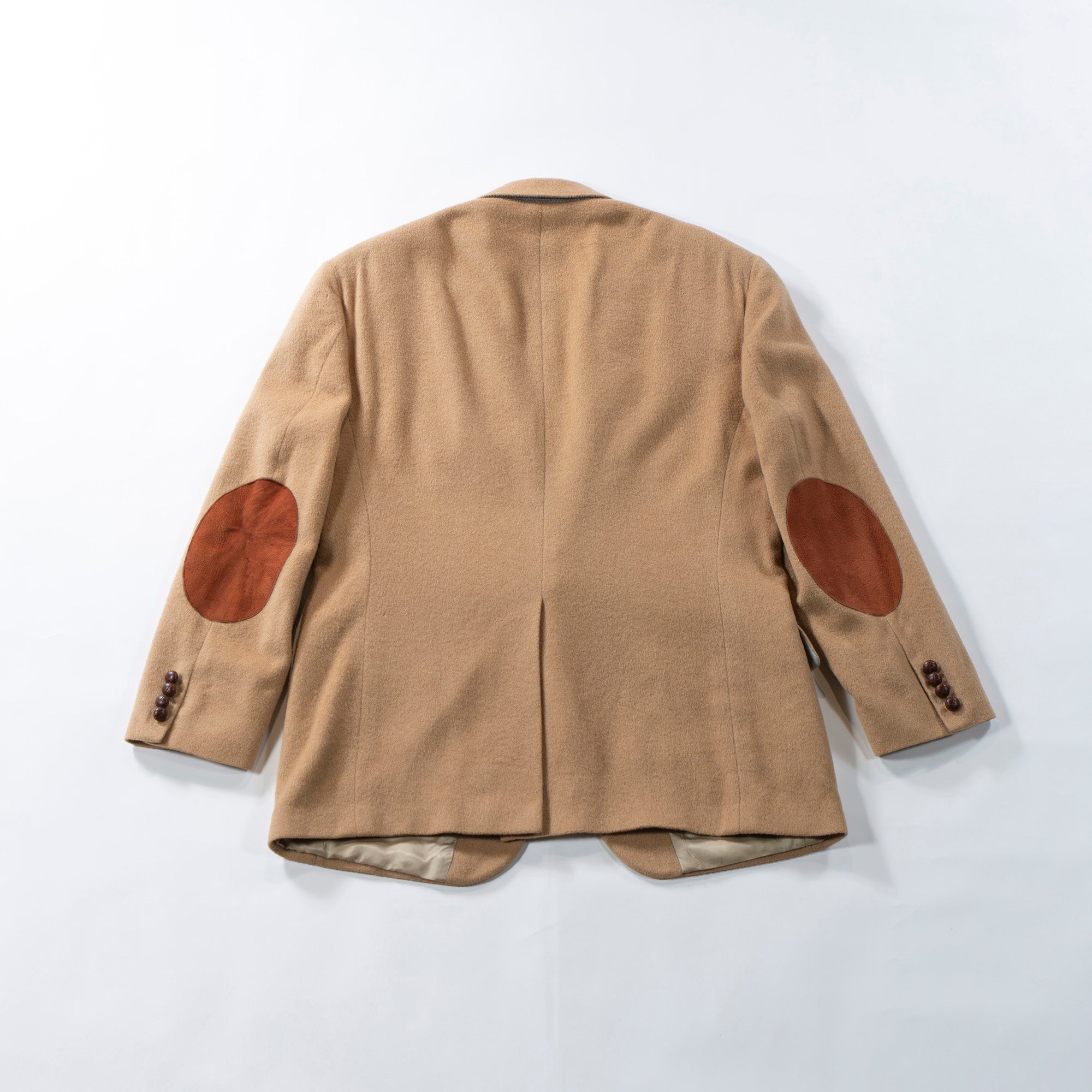 【古着】ラルフローレン 80s Polo University Club by RALPH LAUREN テーラードジャケット キャメルヘア エルボーパッチ クルミボタン USA製 メンズファッション メンズアウター メンズジャケット【中古】【USED】