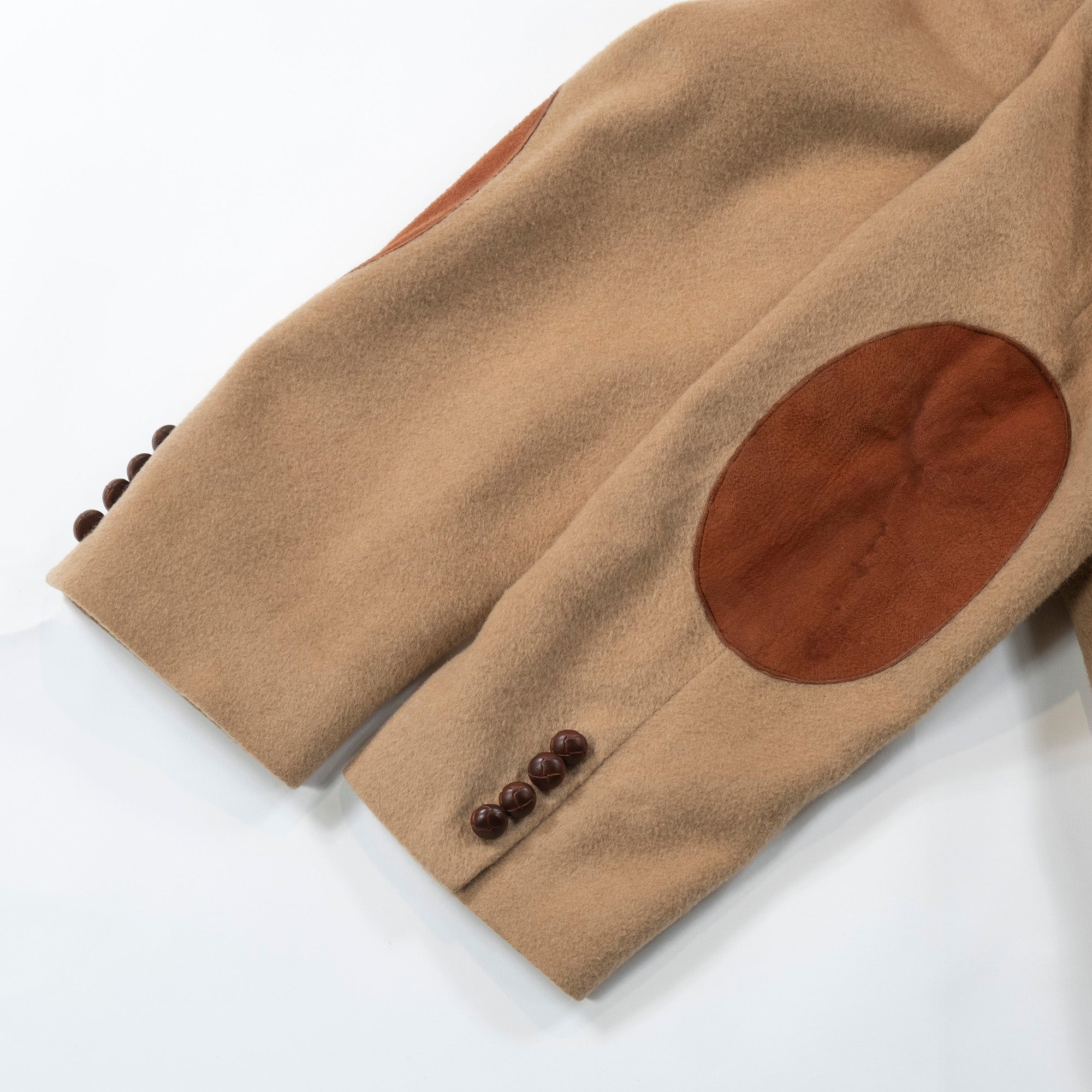 【古着】ラルフローレン 80s Polo University Club by RALPH LAUREN テーラードジャケット キャメルヘア エルボーパッチ クルミボタン USA製 メンズファッション メンズアウター メンズジャケット【中古】【USED】