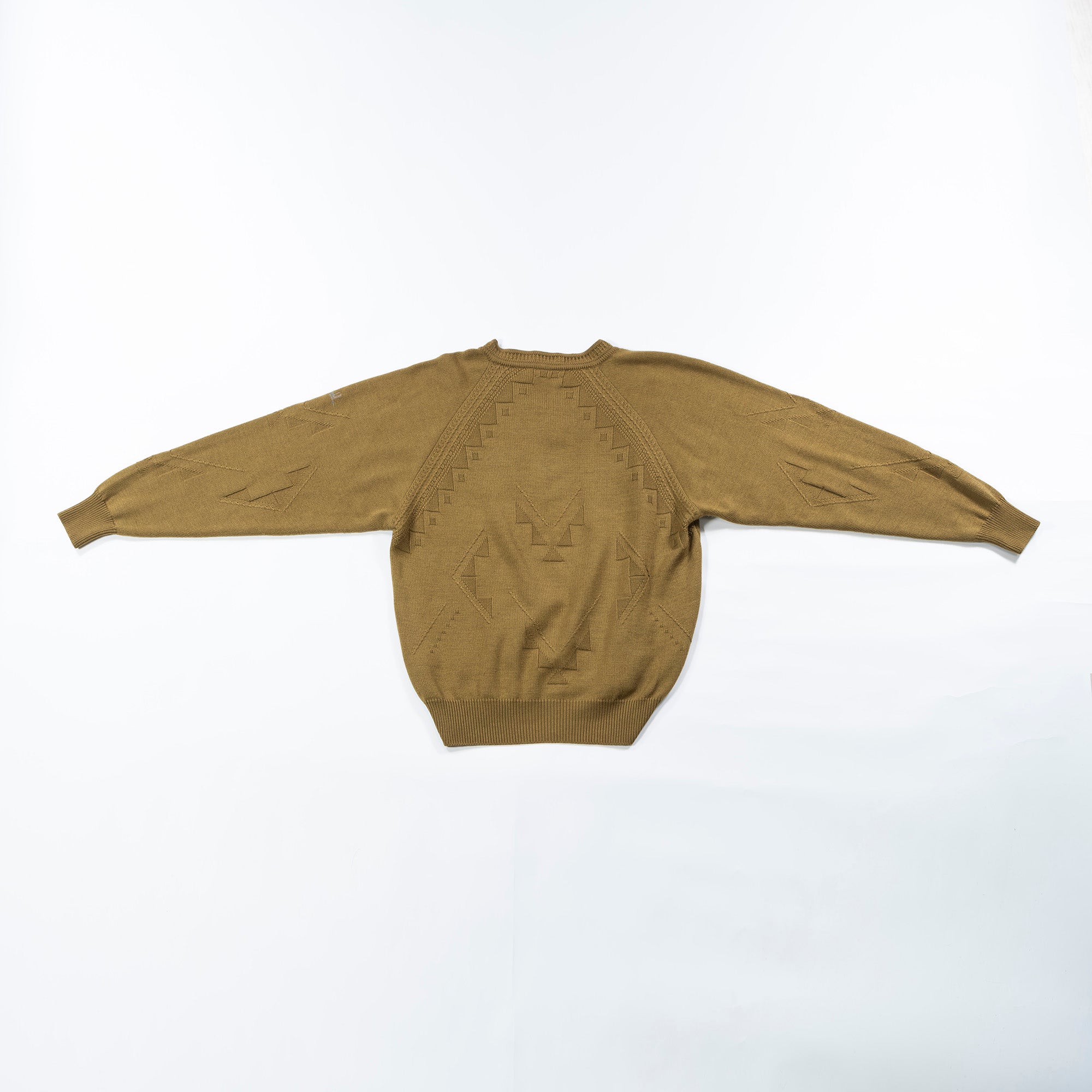 【古着】ダンヒル dunhill ニット マスタードカラー カシミヤ シルク混 セーター ラグランスリーブ メンズファッション メンズトップス メンズニット ユニセックス【中古】【USED】