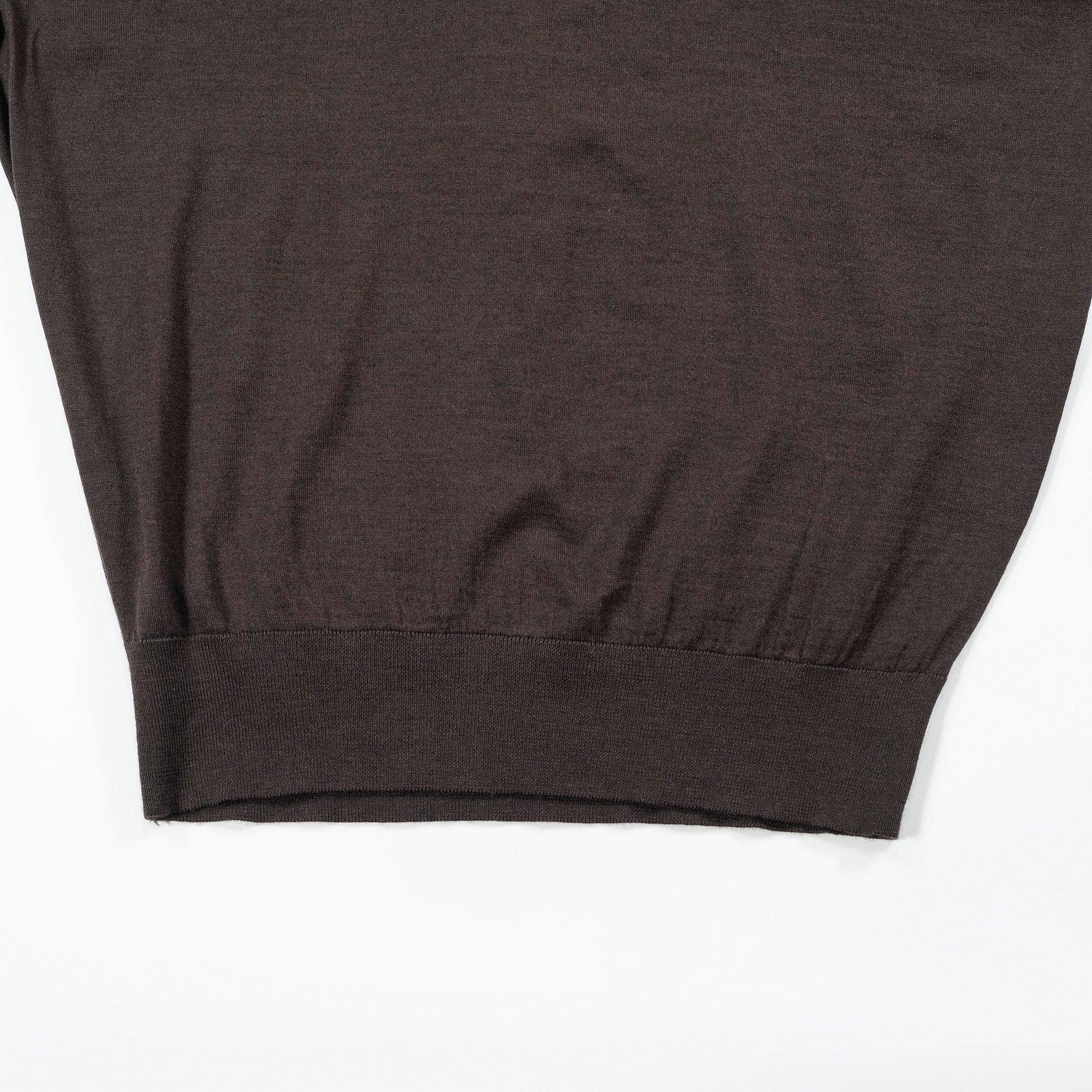 Used Aquascutum Zip Polo Shirt, Silk Blend Knit Sweater, Made in Japan, Men's Fashion, Men's Tops, Men's Polo, Long Sleeve T-Shirt.