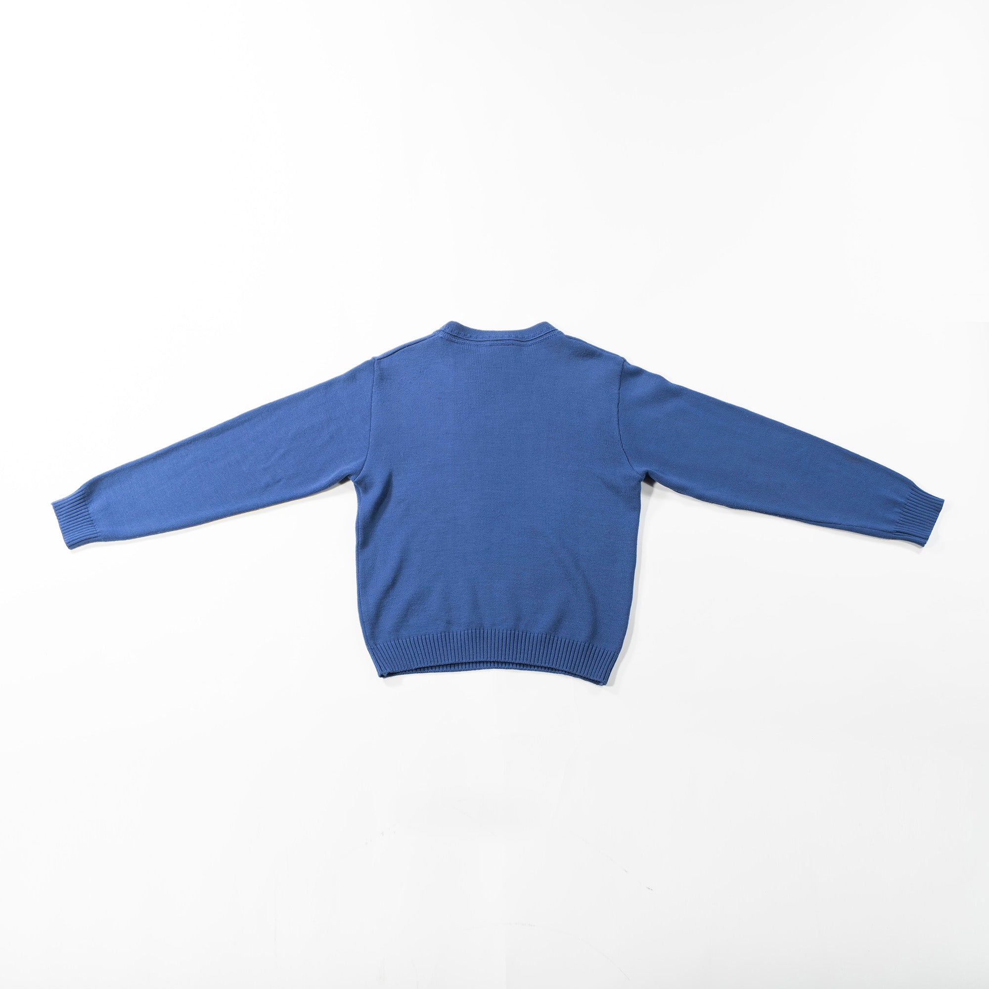 VERSACE Knit, Made in Italy, Blue, VERSACE JEANS COUTURE, Sweater, Tops