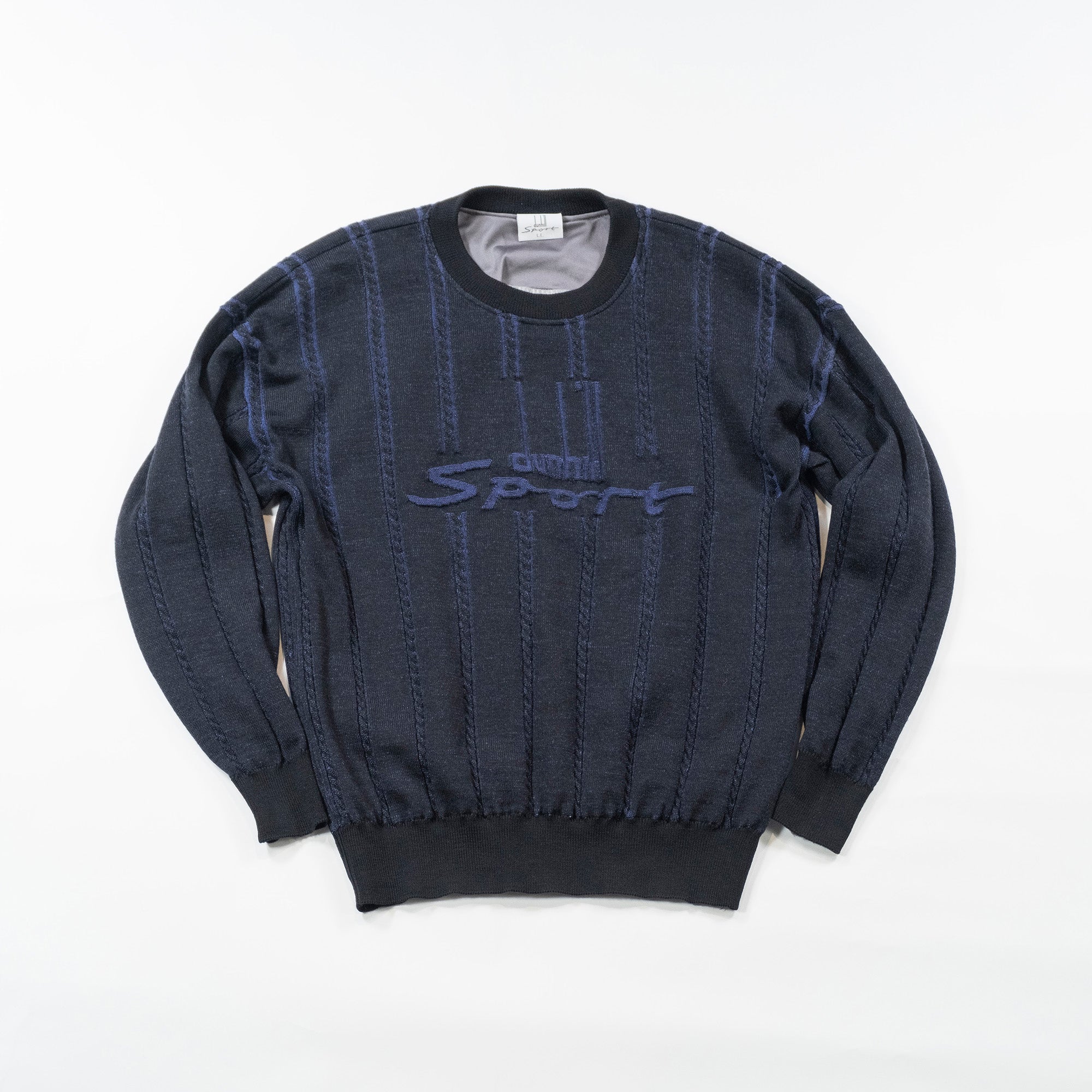 dunhill design knit 100% wool lined dunhill sport sweater top