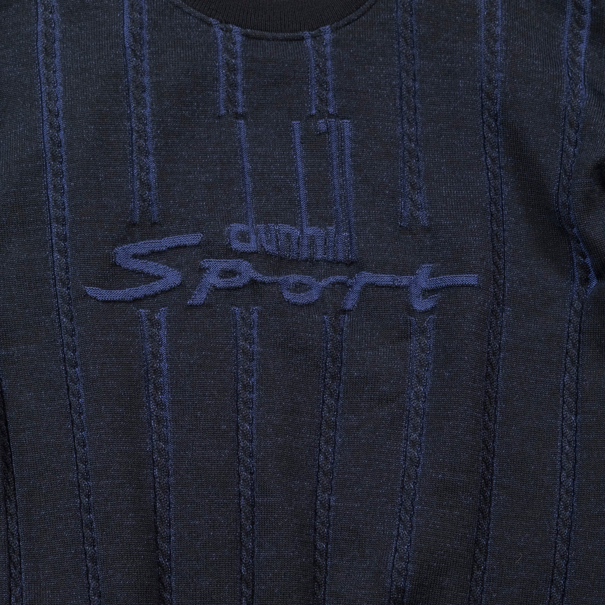 dunhill design knit 100% wool lined dunhill sport sweater top