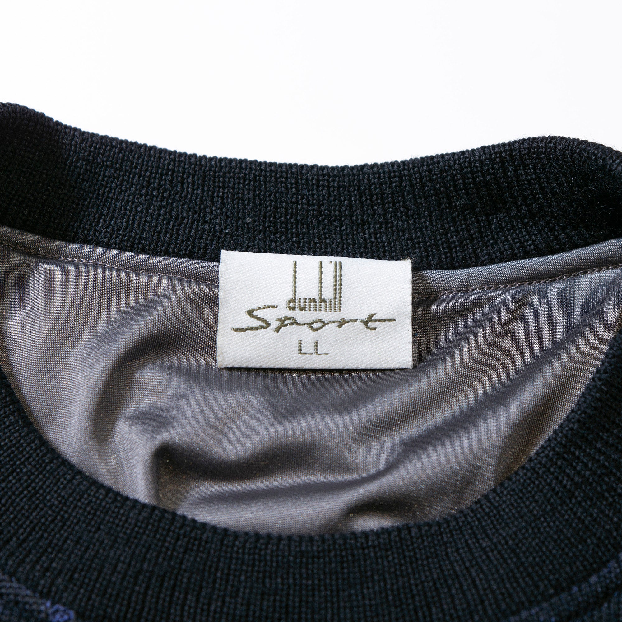 dunhill design knit 100% wool lined dunhill sport sweater top