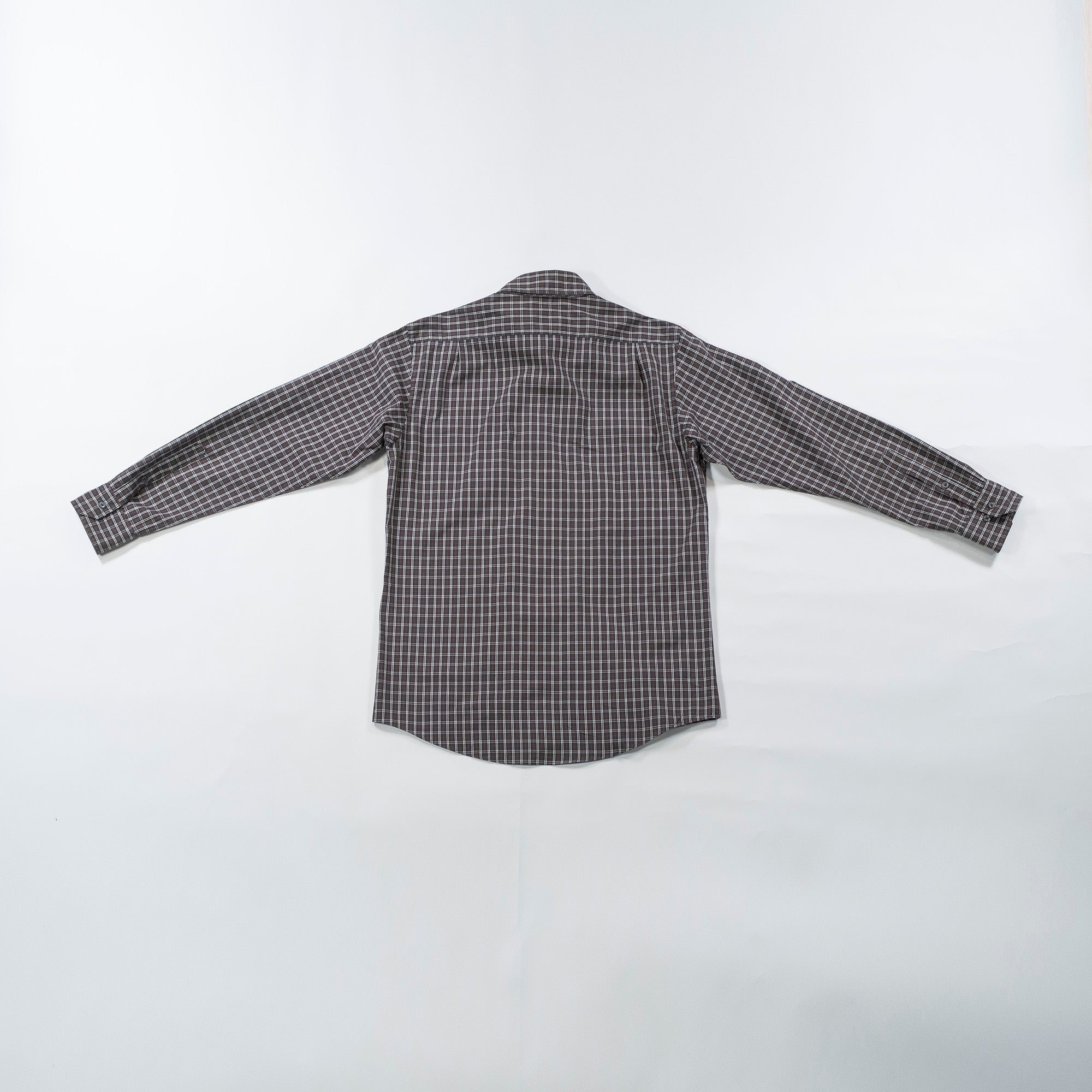 BURBERRY Burberry Check Shirt 100% Cotton Black Burberry's of London Standard Color Tops