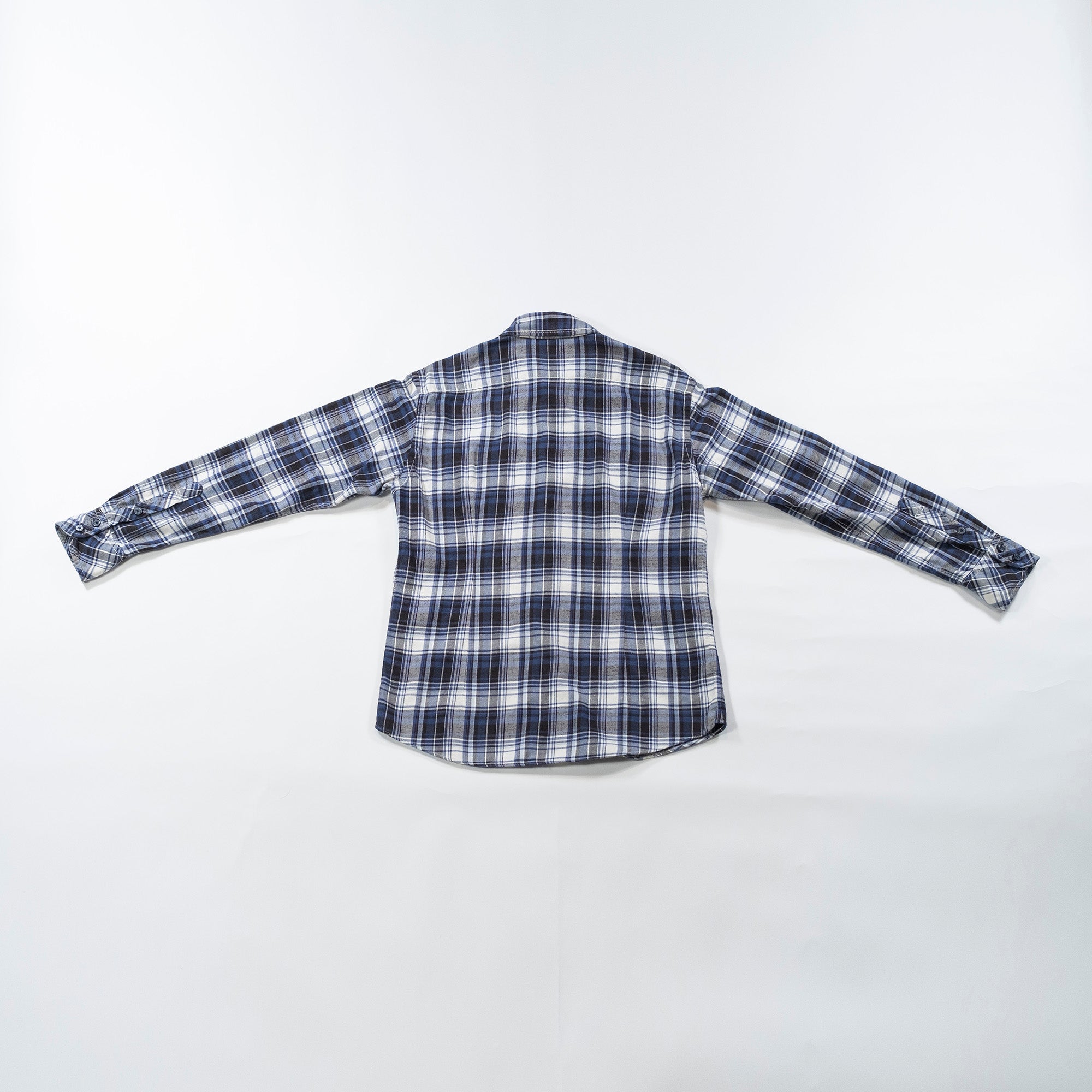 BURBERRY バーバリー フランネルシャツ コットン100% BURBERRY BLACK LABEL チェックシャツ スタンダードカラー トップス