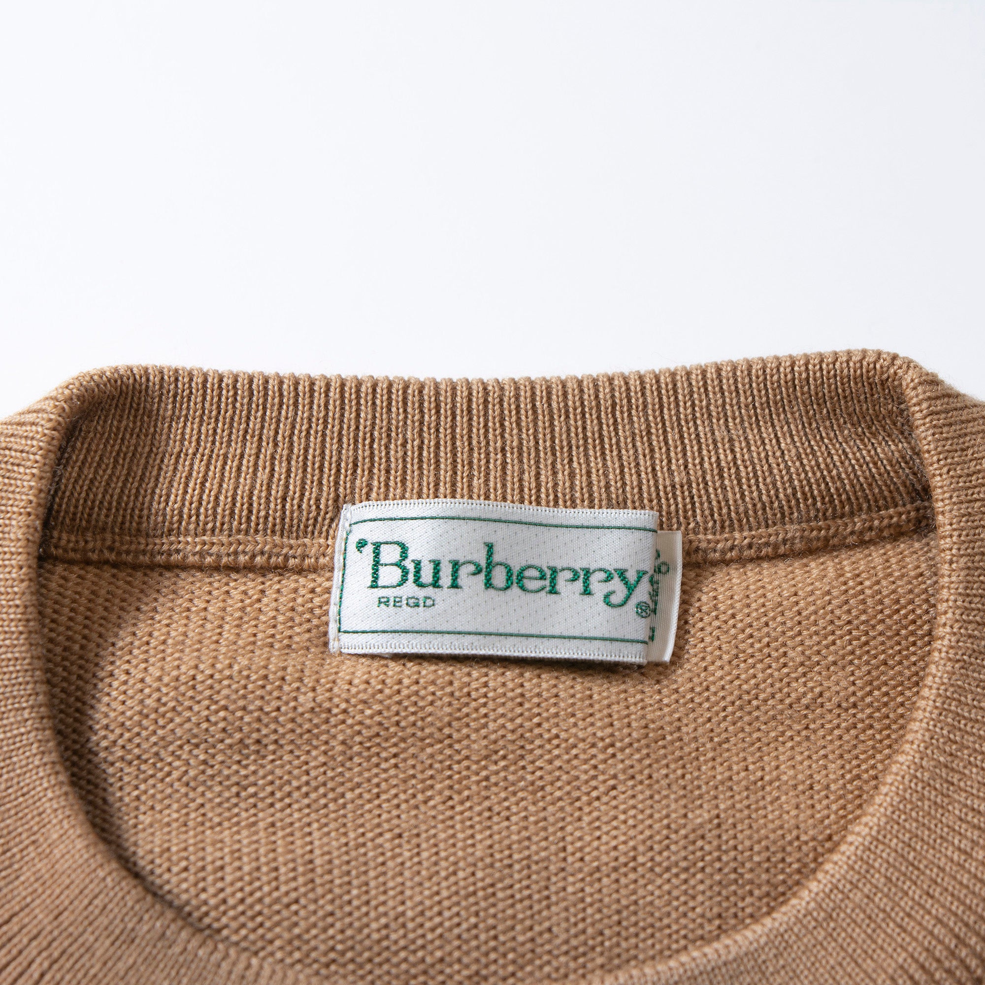 BURBERRY バーバリー ニット ベージュ ウール100% Burberry's バーバリーズ バーバリーゴルフ トップス