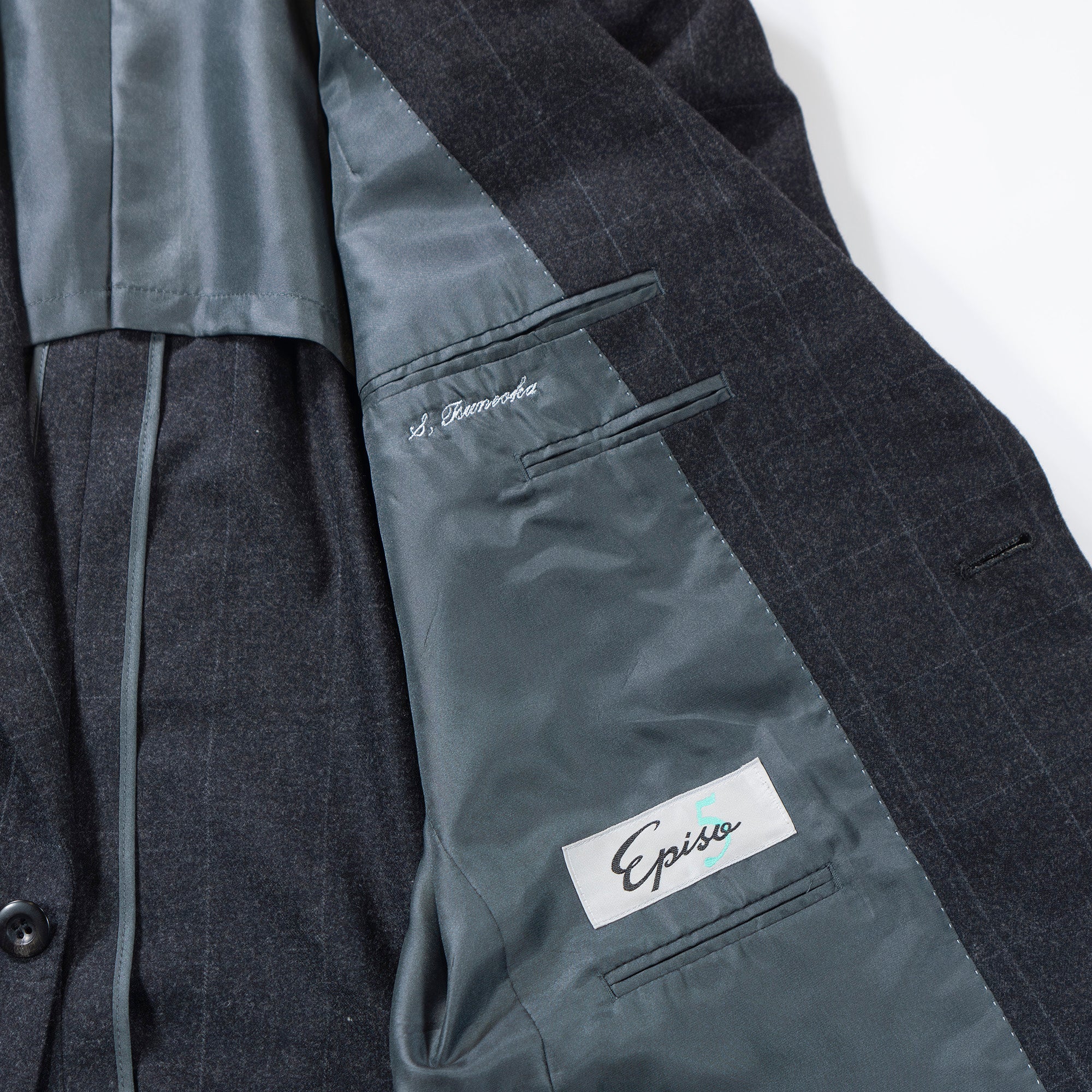 【古着】ゼニア テーラードジャケット Ermenegildo Zegna エルメネジルド・ゼニア ウール100% アウター ウィンドウペインチェック 背抜き メンズファッション メンズアウター メンズジャケット 春夏【中古】【USED】