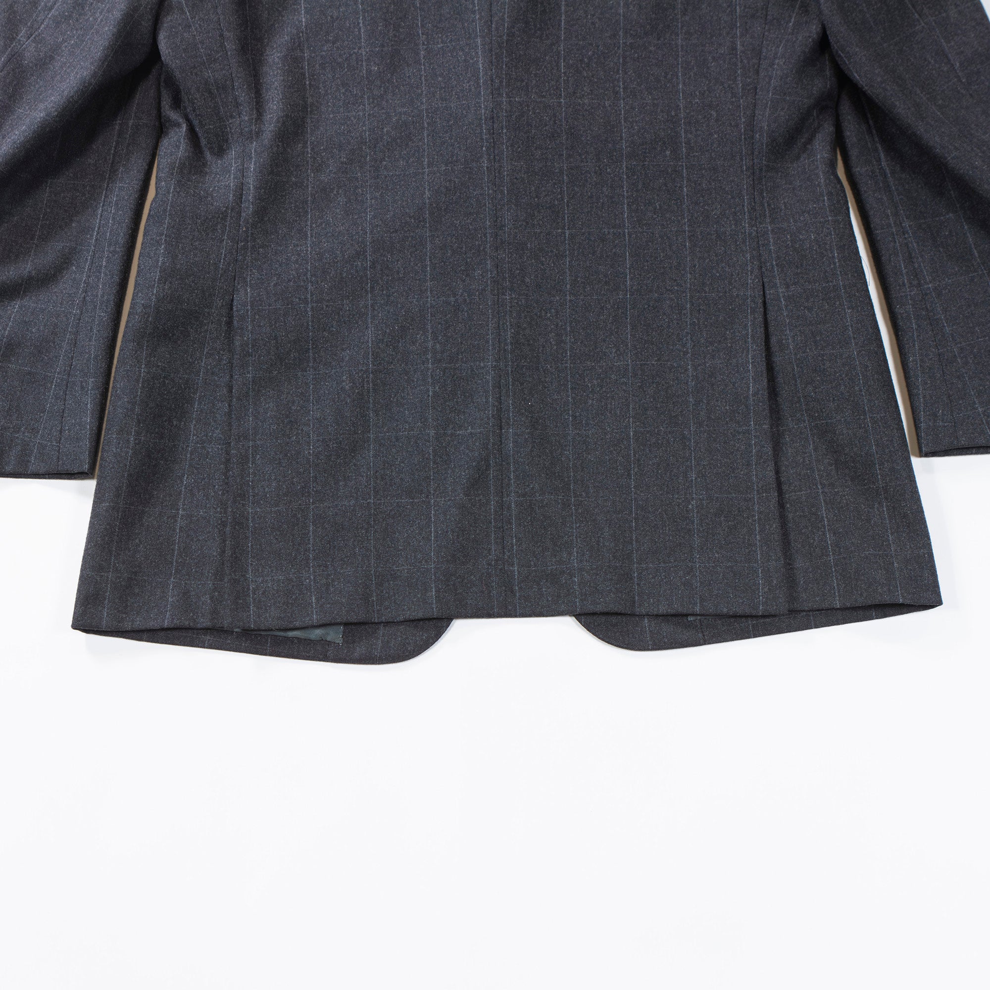 【古着】ゼニア テーラードジャケット Ermenegildo Zegna エルメネジルド・ゼニア ウール100% アウター ウィンドウペインチェック 背抜き メンズファッション メンズアウター メンズジャケット 春夏【中古】【USED】