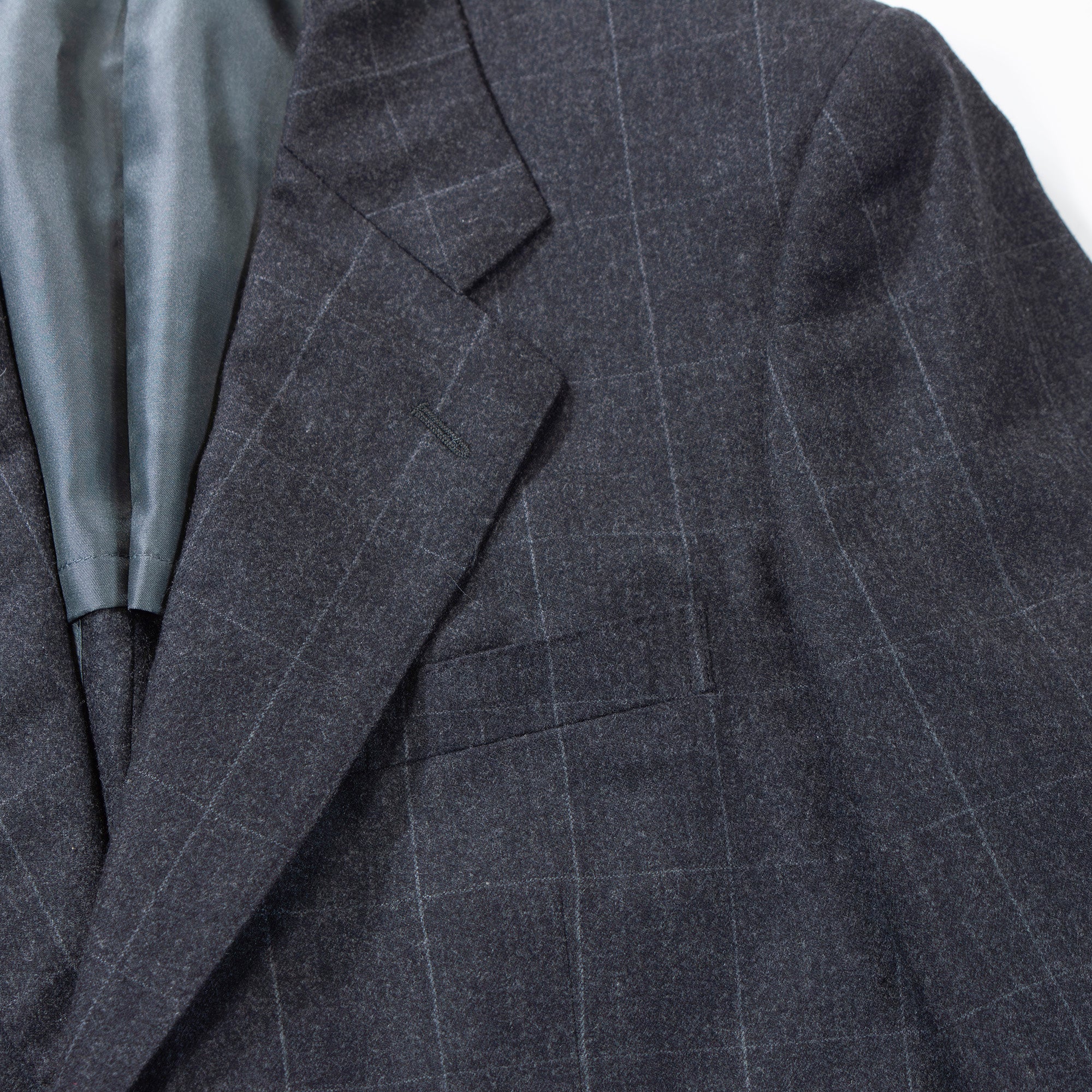 【古着】ゼニア テーラードジャケット Ermenegildo Zegna エルメネジルド・ゼニア ウール100% アウター ウィンドウペインチェック 背抜き メンズファッション メンズアウター メンズジャケット 春夏【中古】【USED】