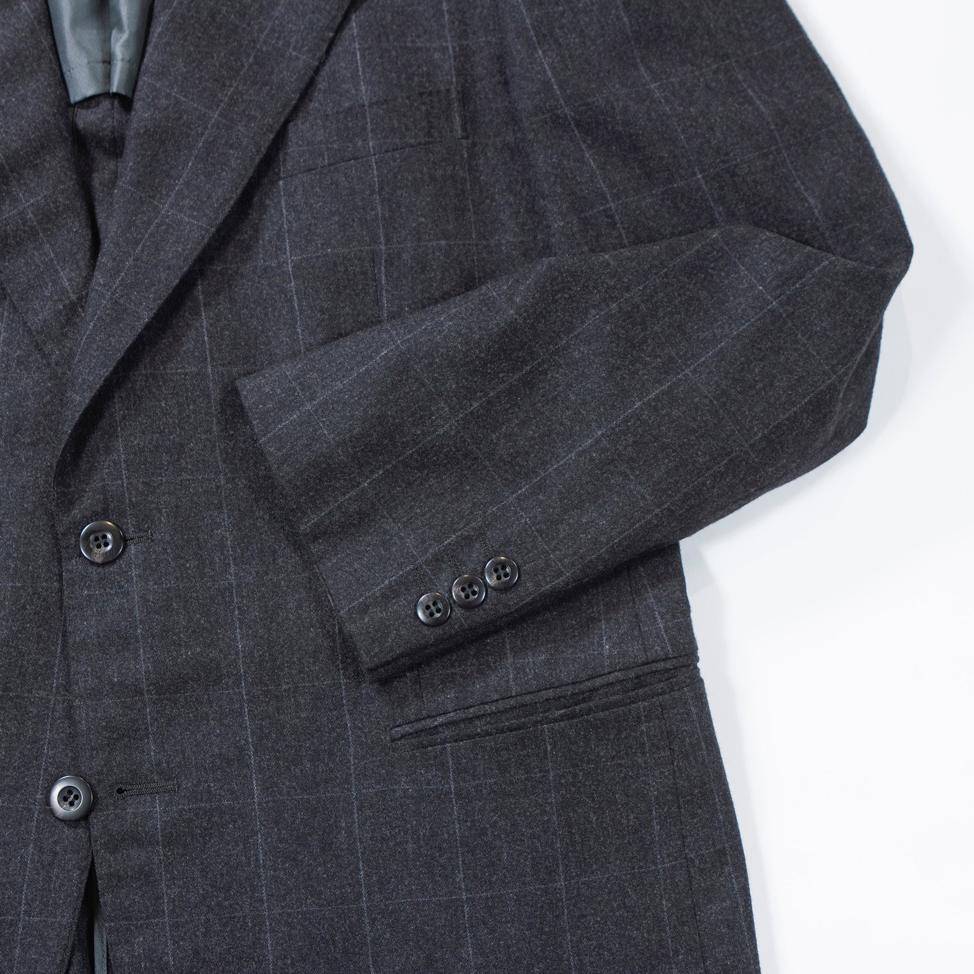 【古着】ゼニア テーラードジャケット Ermenegildo Zegna エルメネジルド・ゼニア ウール100% アウター ウィンドウペインチェック 背抜き メンズファッション メンズアウター メンズジャケット 春夏【中古】【USED】