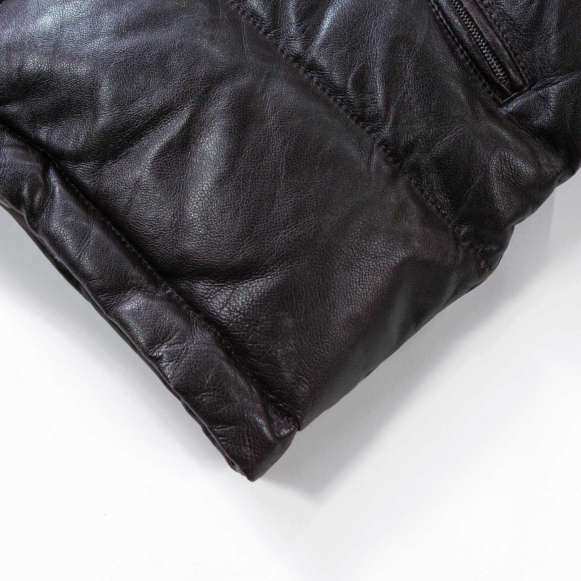 Paul Smith ポールスミス レザーダウンジャケット PS Paul Smith ピーエスポールスミス 羊革 シープスキン アウター