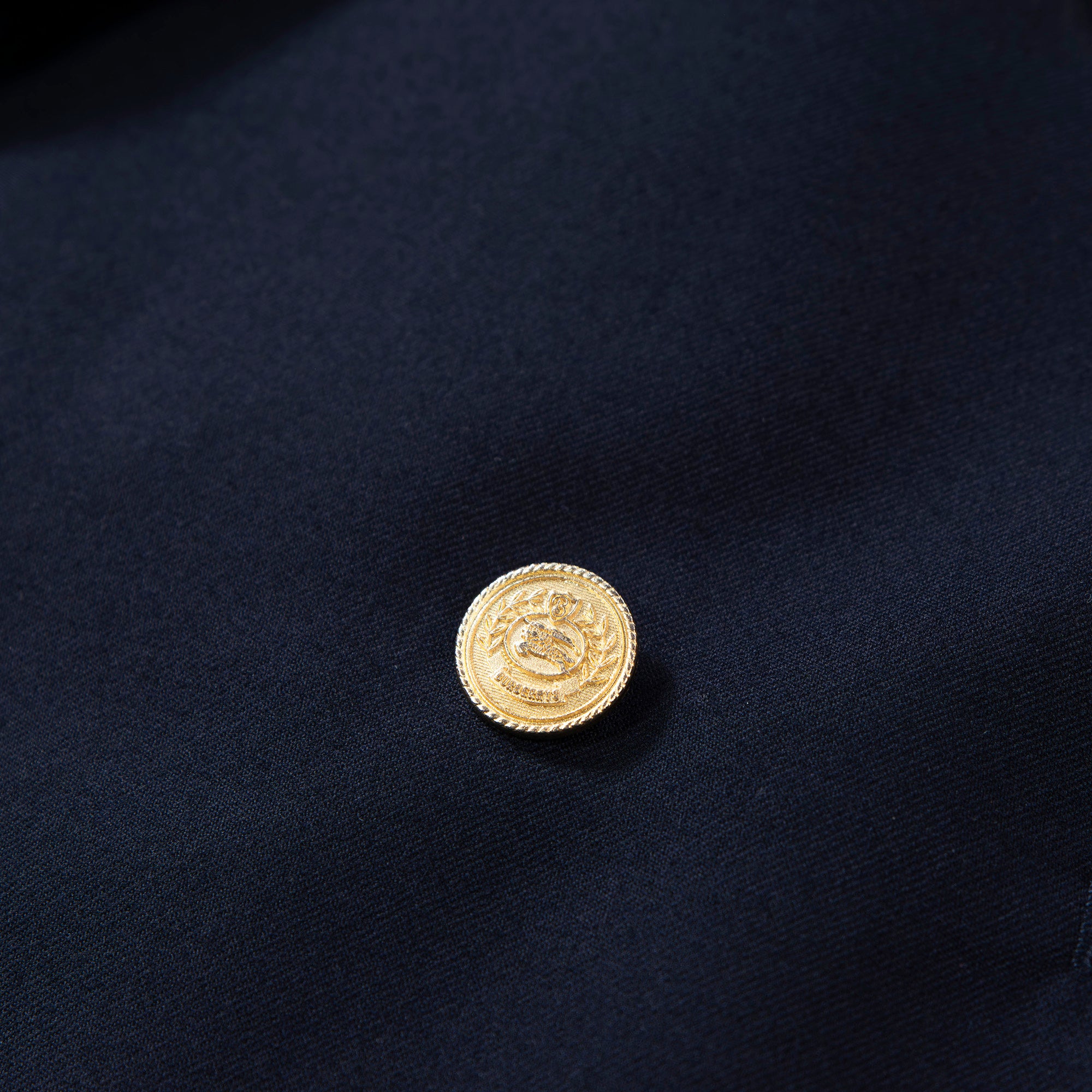 ◆Beautiful item◆BURBERRY suit set up, navy, Tasmanian wool, double-breasted, gold buttons, Burberrys, navy blazer