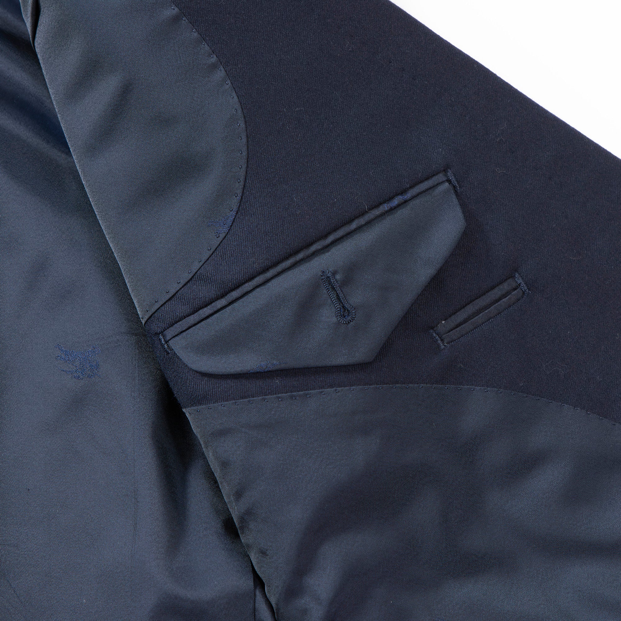◆Beautiful item◆BURBERRY suit set up, navy, Tasmanian wool, double-breasted, gold buttons, Burberrys, navy blazer