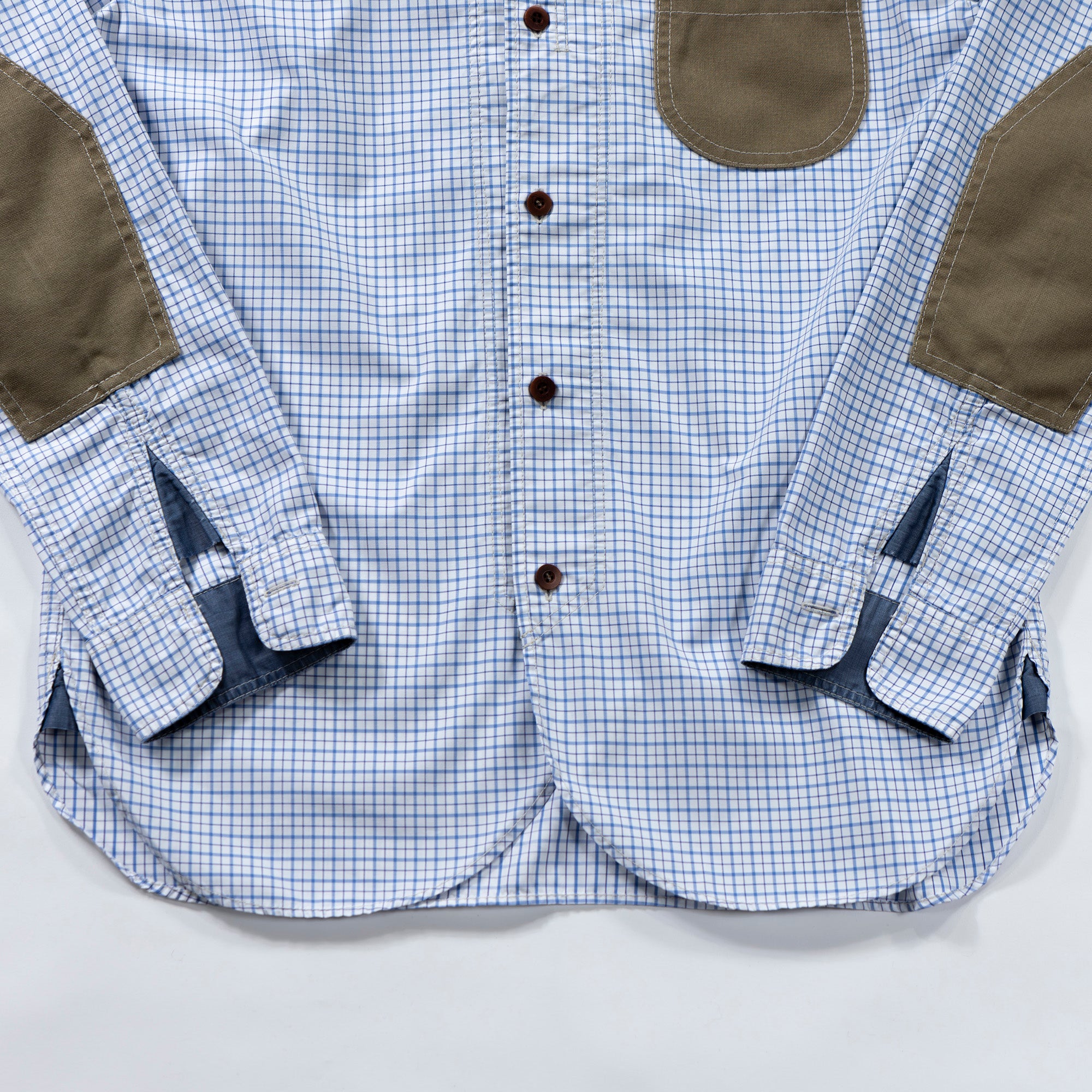 コムデギャルソン COMME des GARCONS JUNYA WATANABE MAN ジュンヤワタナベマン ボタンダウンシャツ BDシャツ チェック エルボーパッチ