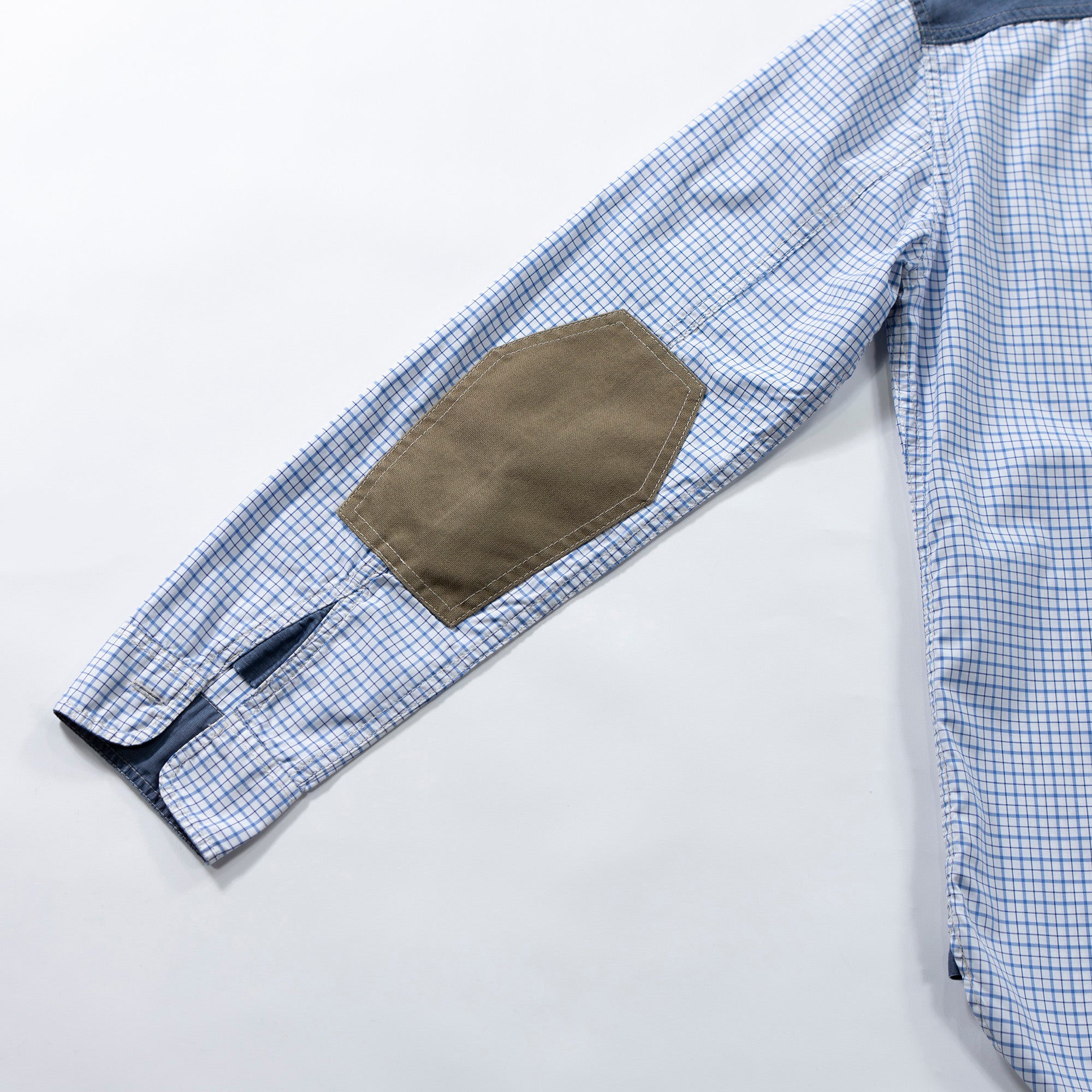 コムデギャルソン COMME des GARCONS JUNYA WATANABE MAN ジュンヤワタナベマン ボタンダウンシャツ BDシャツ チェック エルボーパッチ