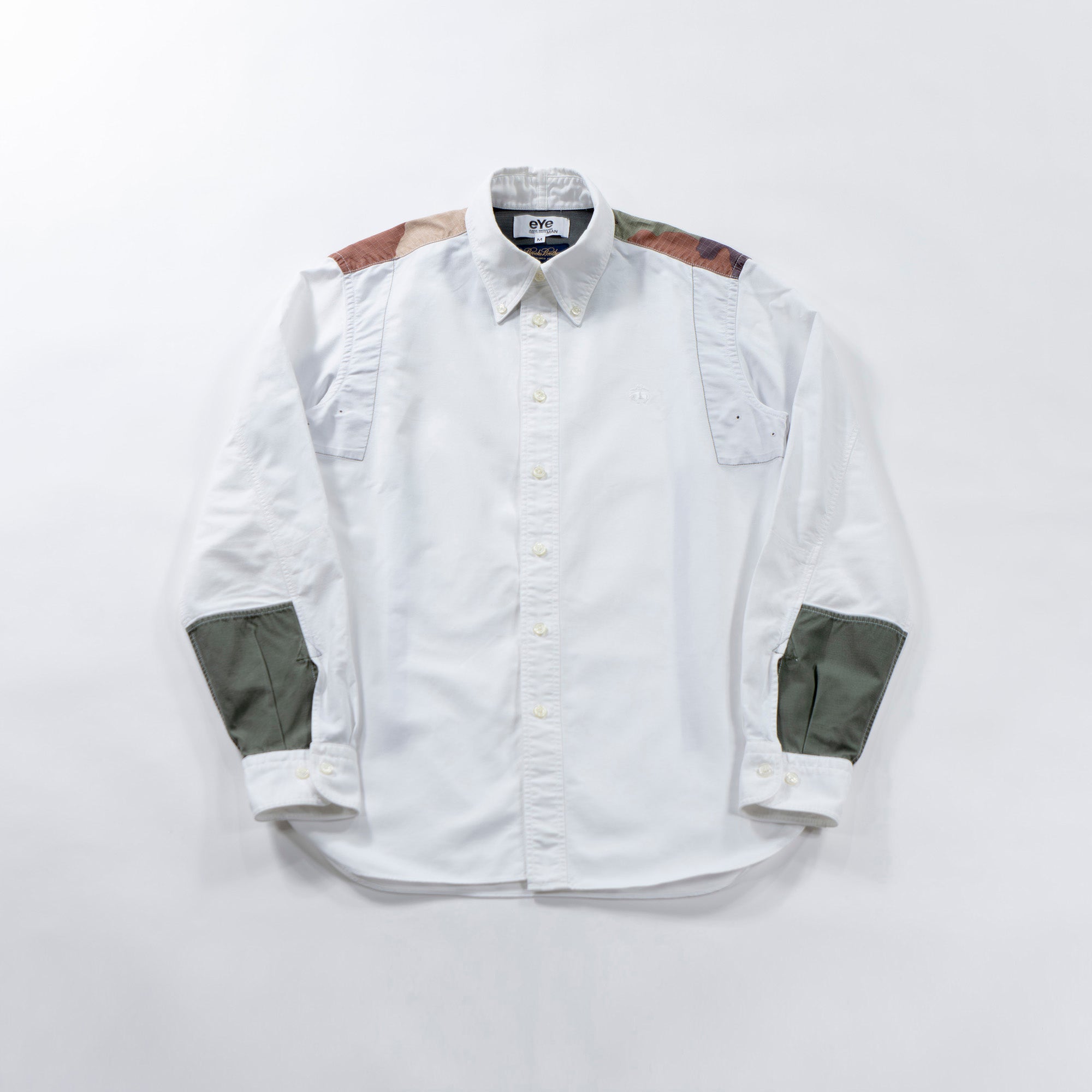 コムデギャルソン COMME des GARCONS eYe JUNYA WATANABE MAN×Brooks Brothers ボタンダウンシャツ BDシャツ オックスフォードシャツ