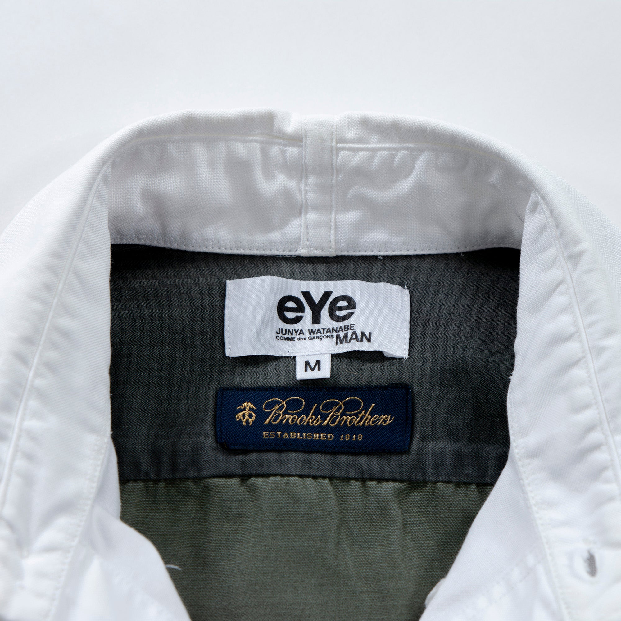 コムデギャルソン COMME des GARCONS eYe JUNYA WATANABE MAN×Brooks Brothers ボタンダウンシャツ BDシャツ オックスフォードシャツ