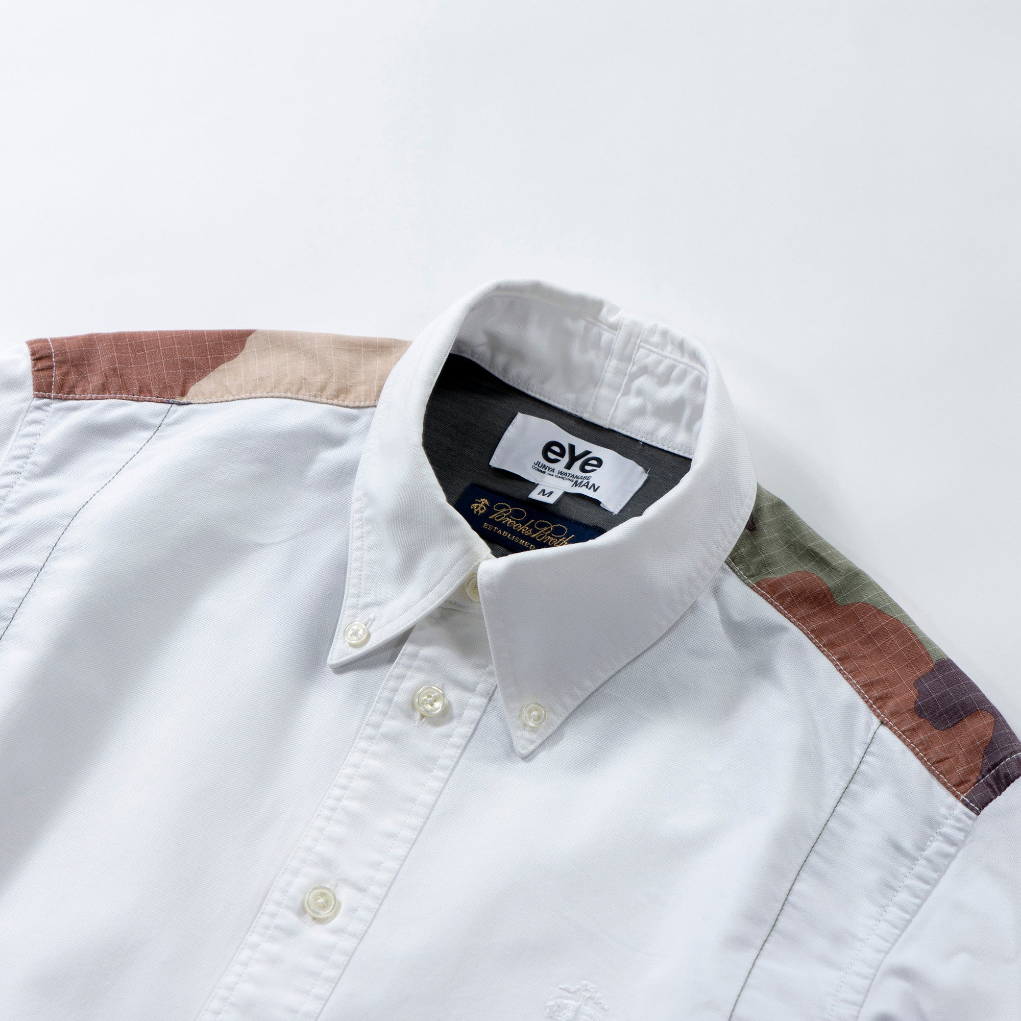 コムデギャルソン COMME des GARCONS eYe JUNYA WATANABE MAN×Brooks Brothers ボタンダウンシャツ BDシャツ オックスフォードシャツ