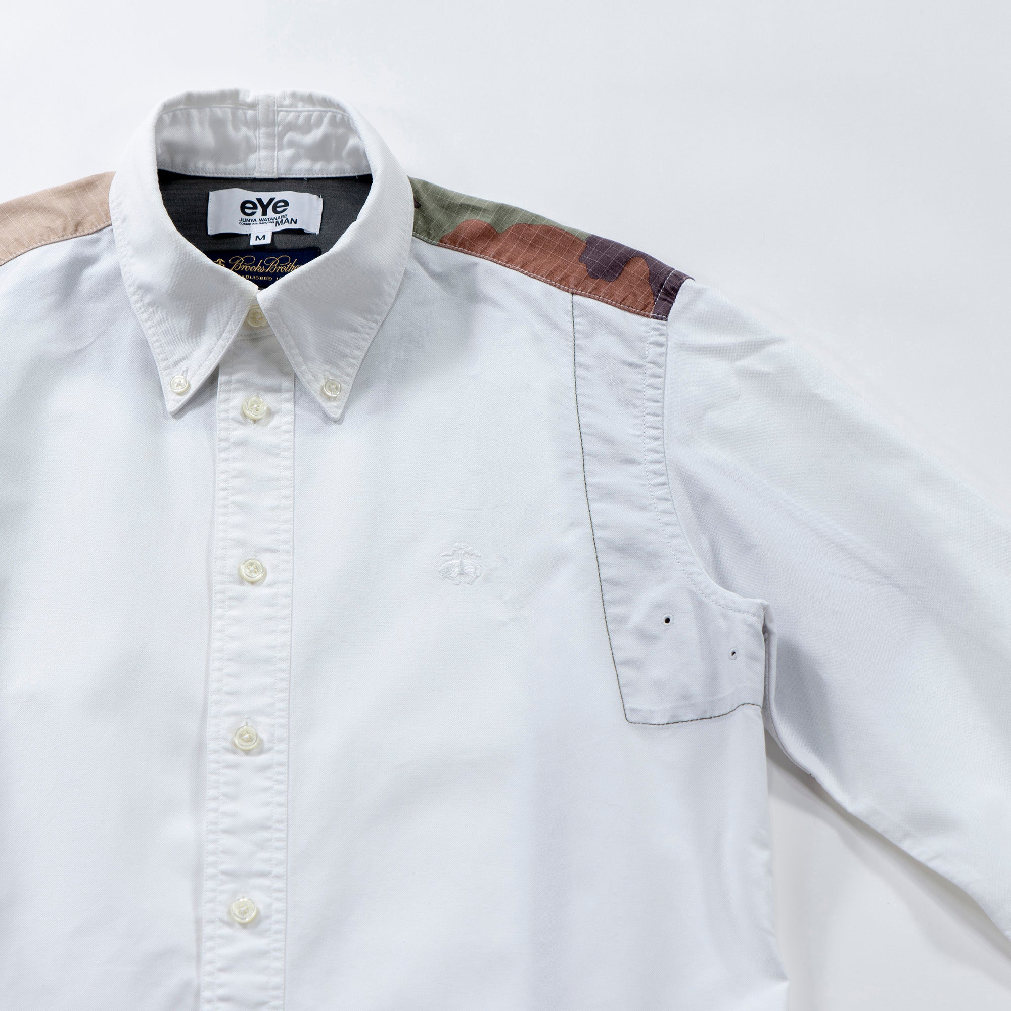 コムデギャルソン COMME des GARCONS eYe JUNYA WATANABE MAN×Brooks Brothers ボタンダウンシャツ BDシャツ オックスフォードシャツ