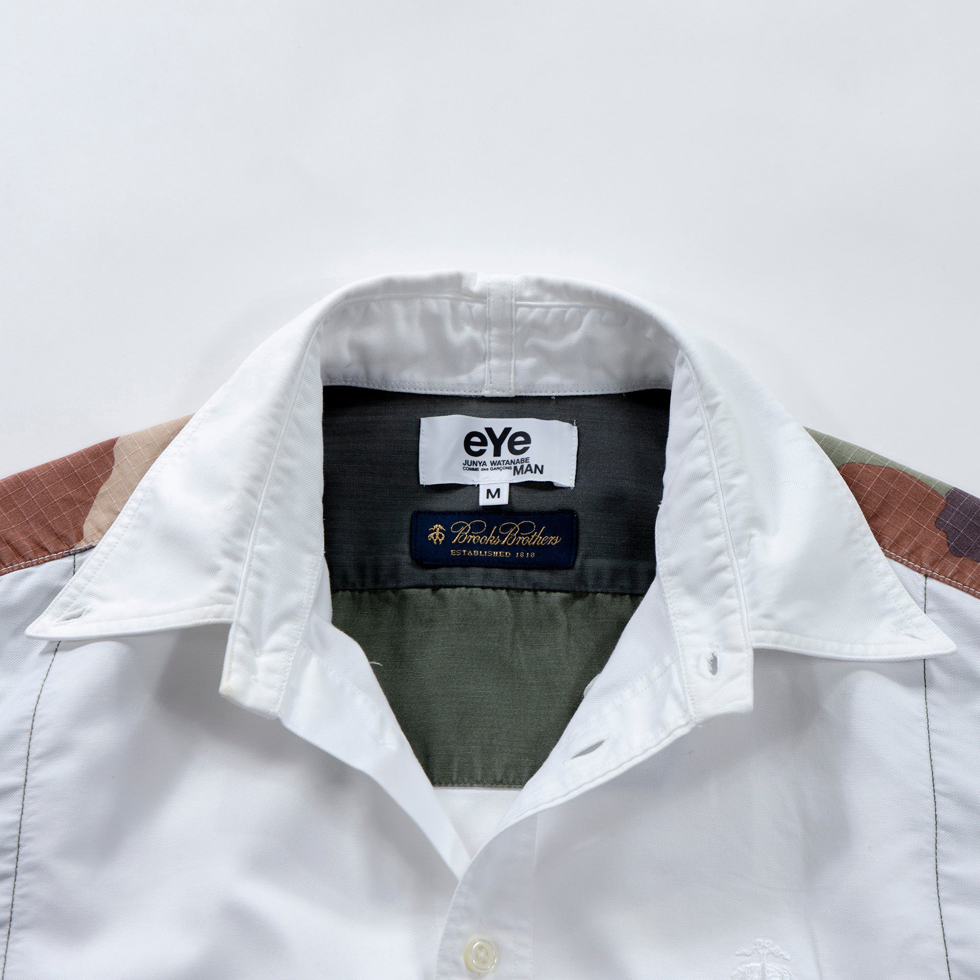 コムデギャルソン COMME des GARCONS eYe JUNYA WATANABE MAN×Brooks Brothers ボタンダウンシャツ BDシャツ オックスフォードシャツ