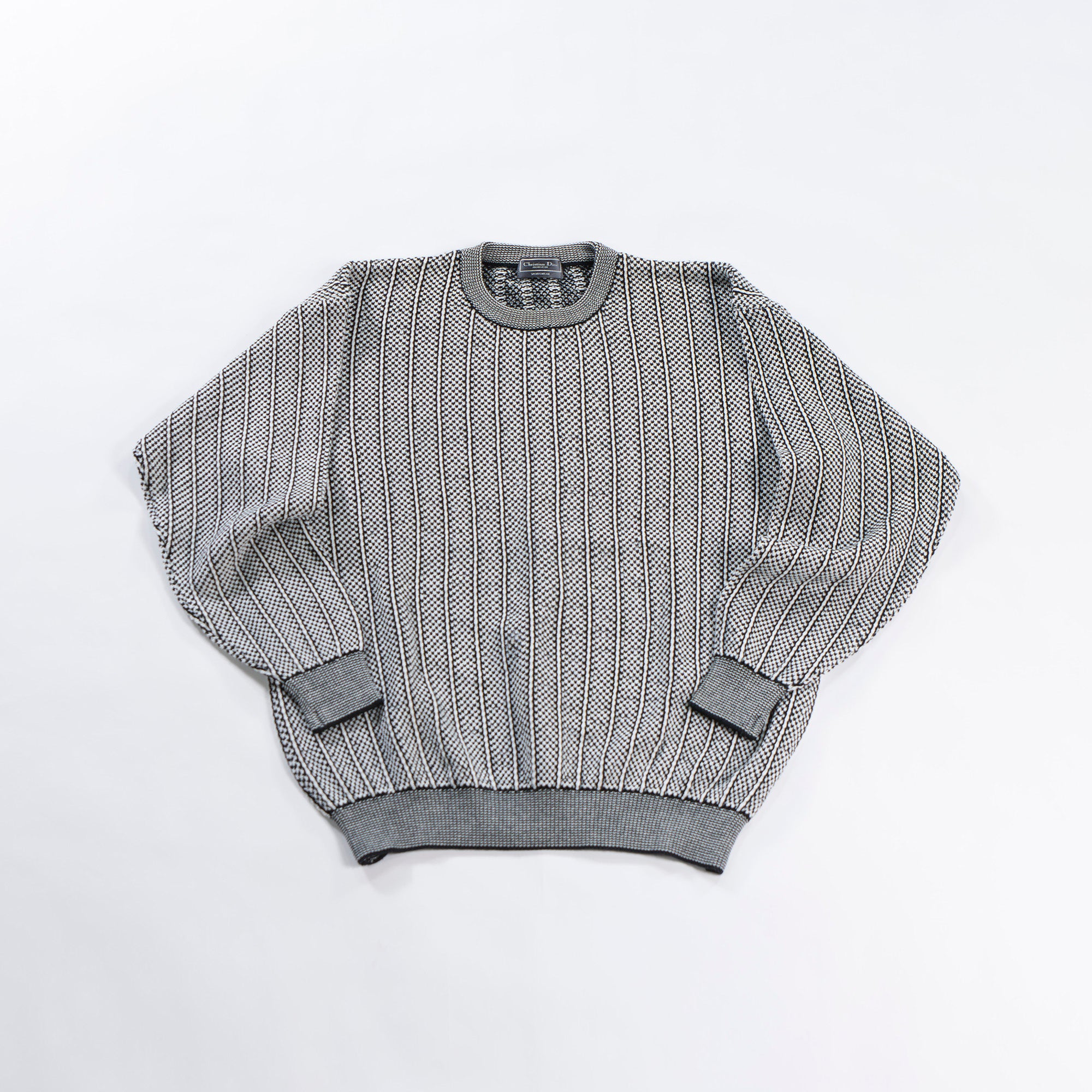 クリスチャンディオール Christian Dior MONSIEUR クルーネック デザインニット ディオールオム ディオールムッシュ セーター トップス 90s