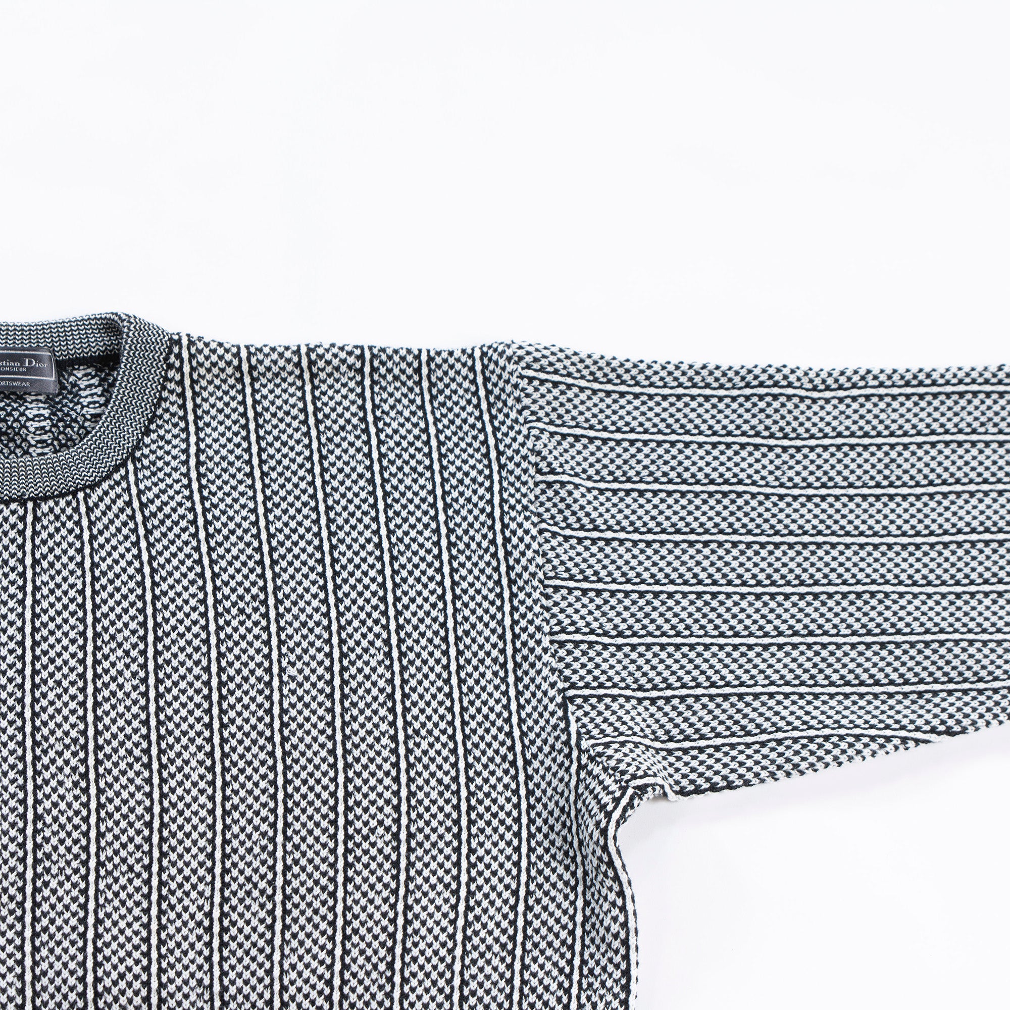 クリスチャンディオール Christian Dior MONSIEUR クルーネック デザインニット ディオールオム ディオールムッシュ セーター トップス 90s