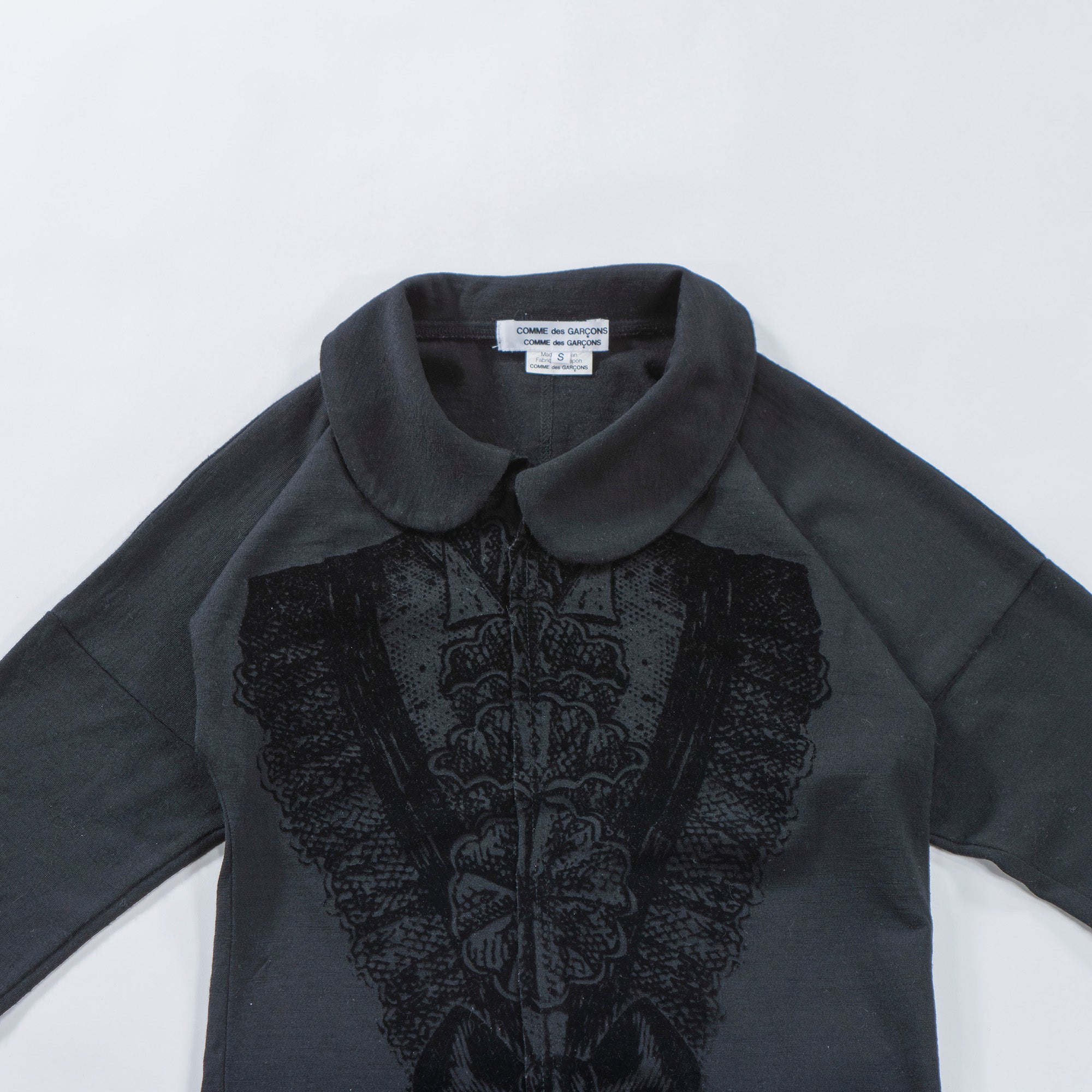 コムデギャルソン COMME des GARCONS コムコム AD2006 プルオーバー ウールブラウス 川久保玲 トップス シャツ Tシャツ ドッキング 丸襟