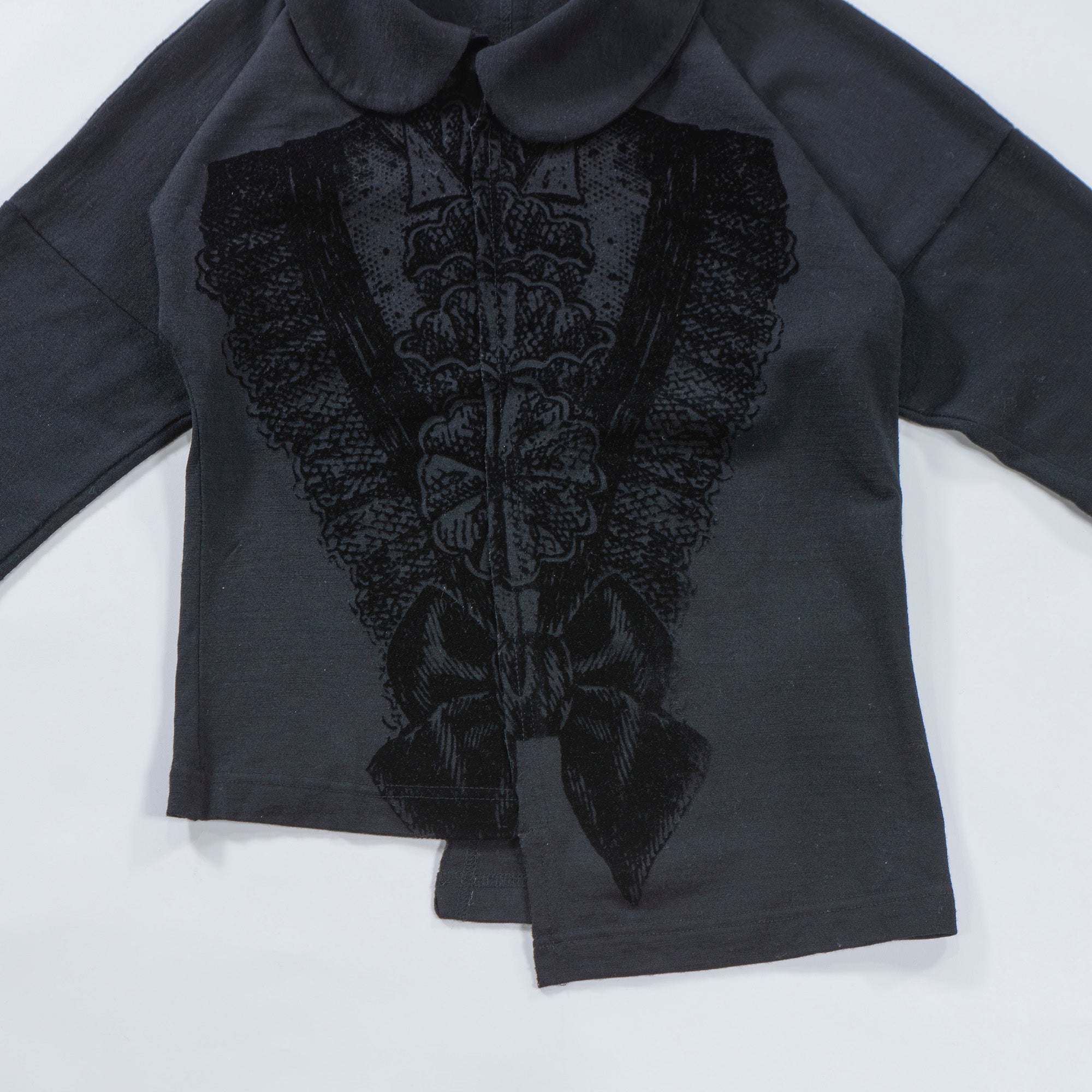 コムデギャルソン COMME des GARCONS コムコム AD2006 プルオーバー ウールブラウス 川久保玲 トップス シャツ Tシャツ ドッキング 丸襟