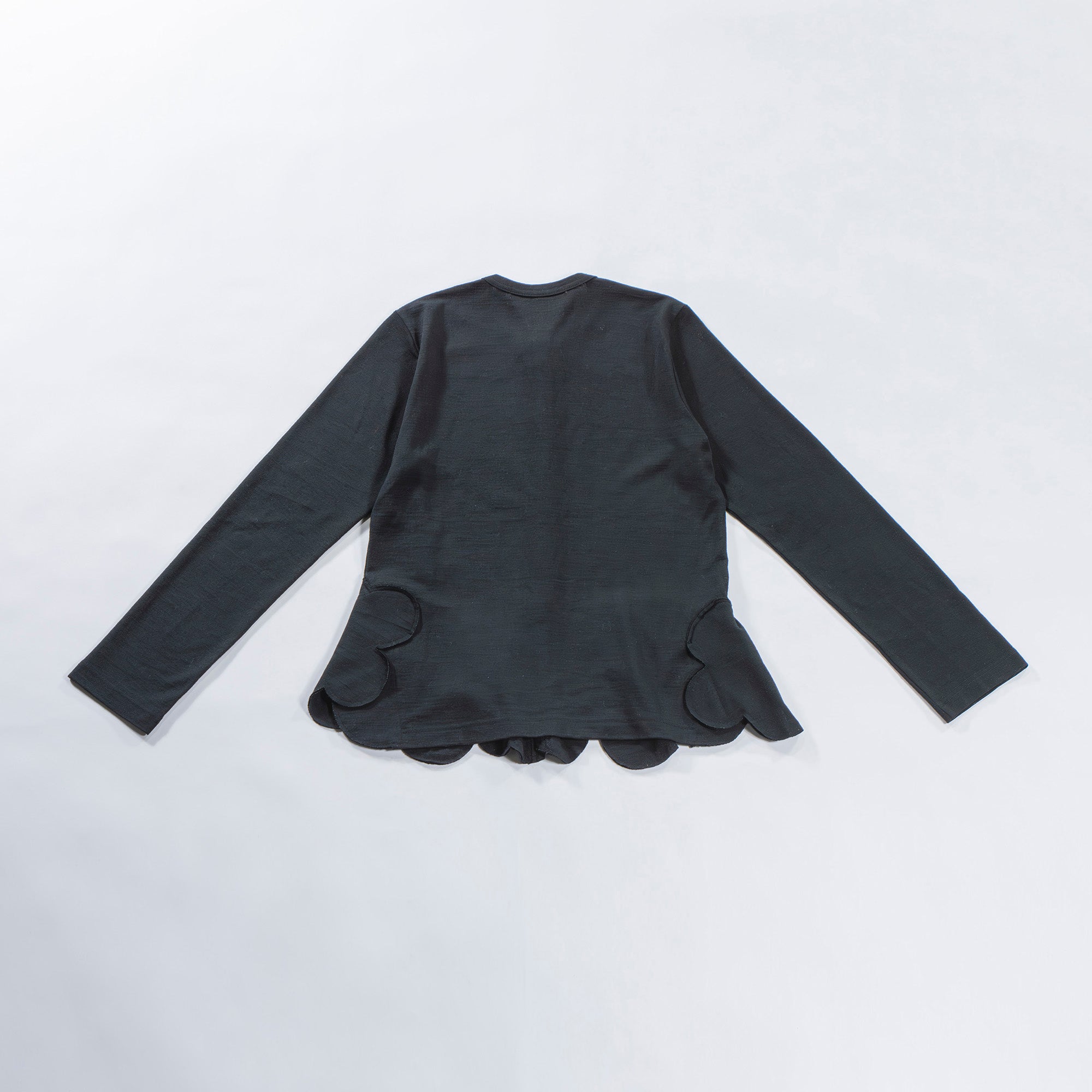 【古着】コムデギャルソン COMME des GARCONS コムコム AD2013 クルーネックカーディガン 川久保玲 ウール100% レディースファッション レディーストップス レディースカーディガン【中古】【USED】