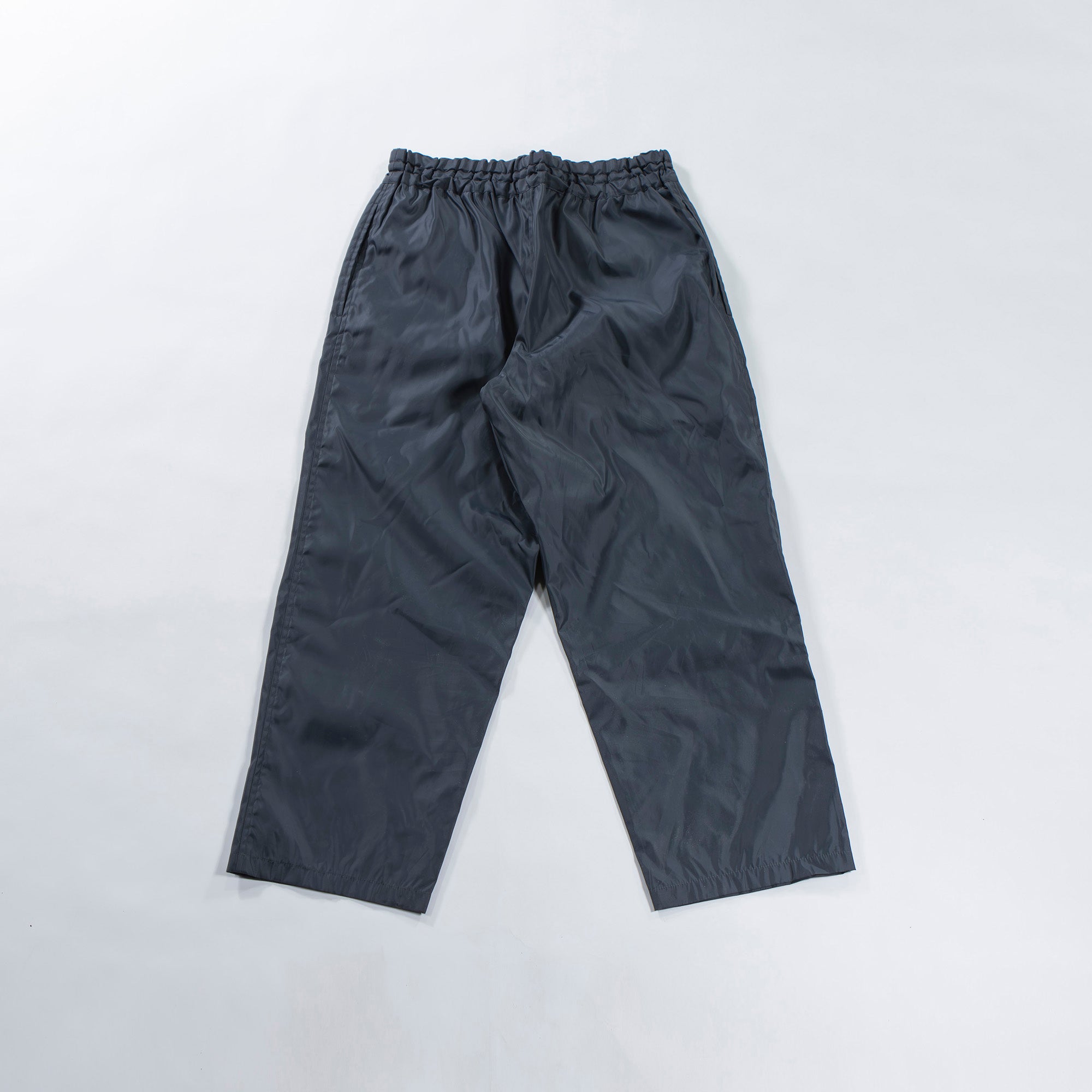 COMME des GARCONS HOMME AD1999 nylon easy pants, grey, Tanaka Homme, Tanaka Keiichi, easy pants, jersey pants, 90s