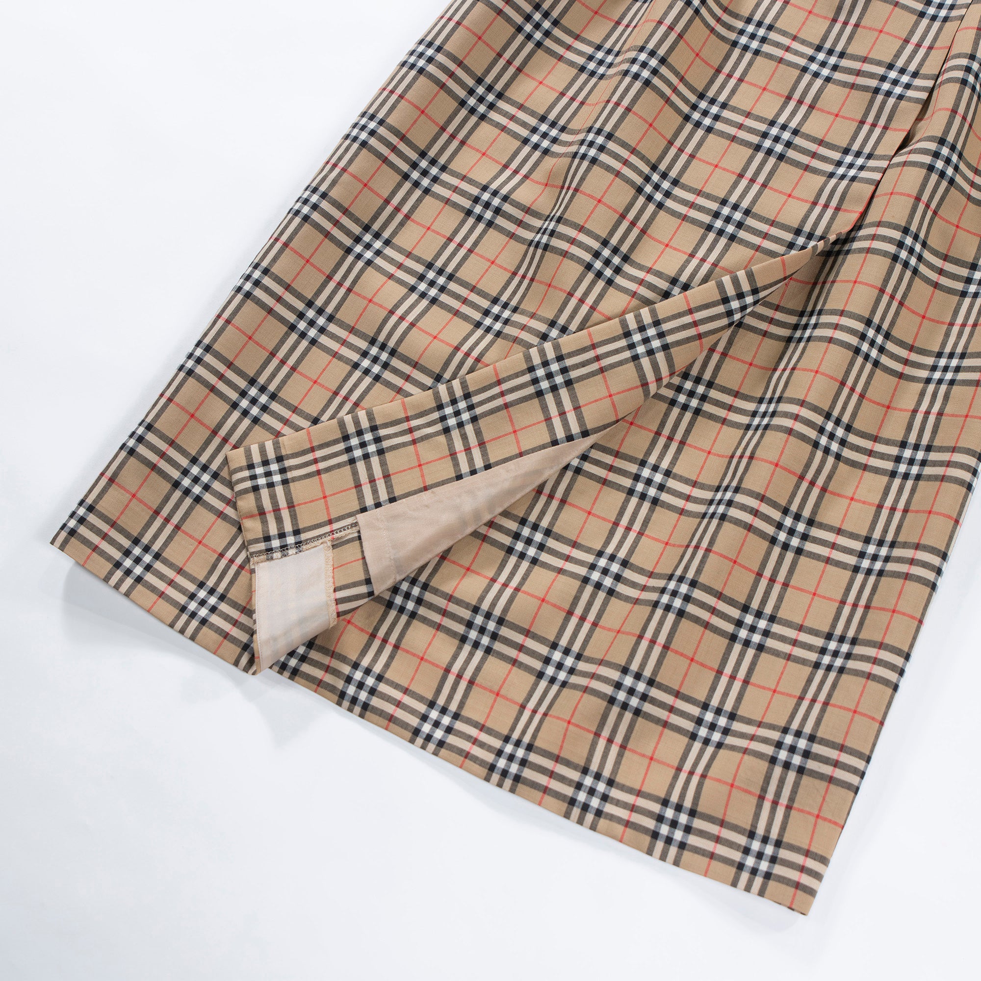 90s バーバリー BURBERRY ラップスカート バーバリーチェック ノバチェック ウール100% 巻きスカート ボトムス burberrys