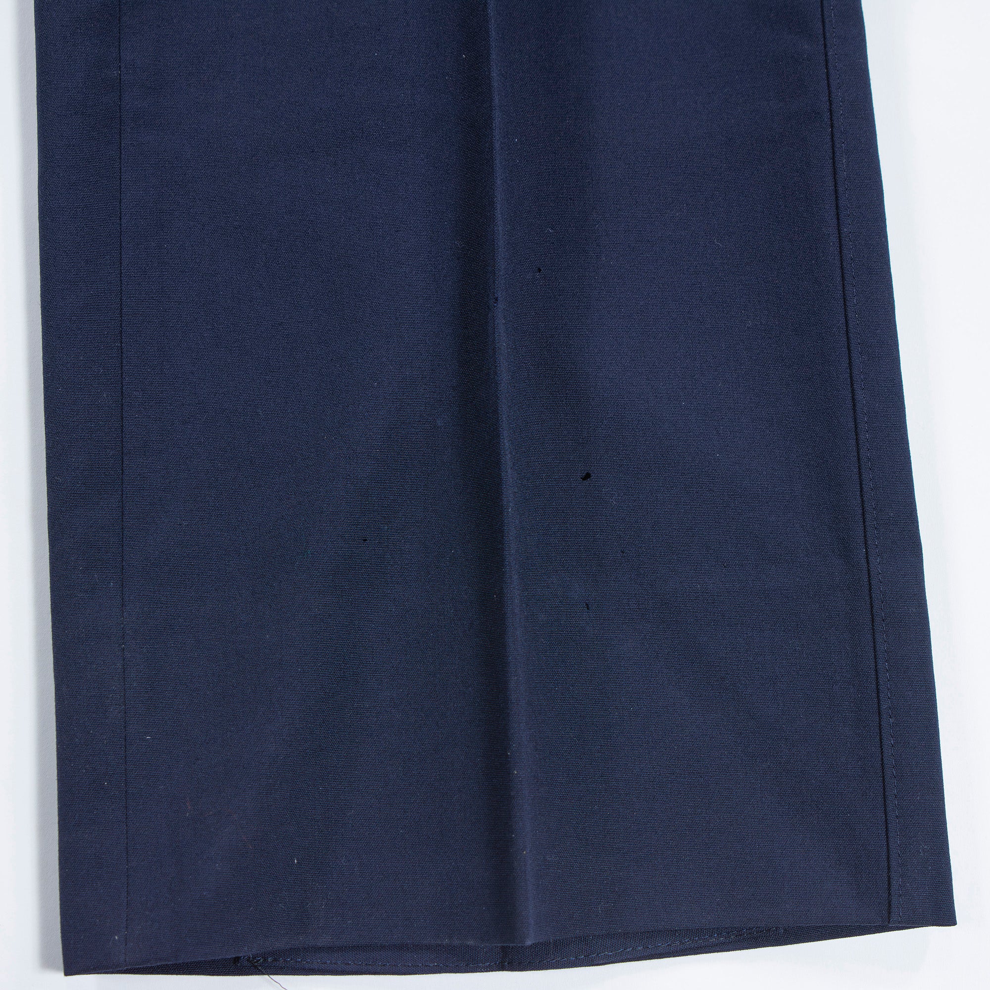Pre-owned Yves Saint Laurent pour homme wool trousers, straight cut, navy, center crease, unisex, men's fashion.