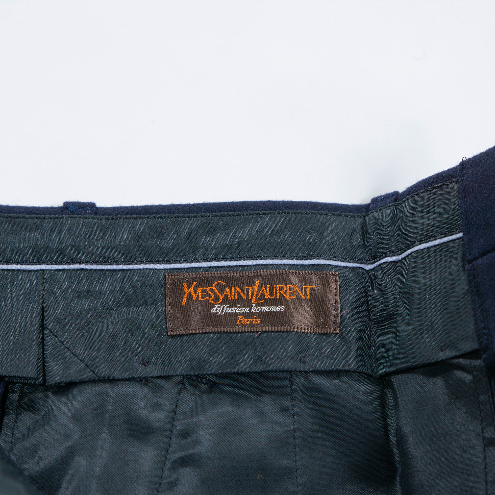 Yves Saint Laurent ◆Brand new ◆ Yves Saint Laurent diffusion hommes wool trousers straight pants slacks 76