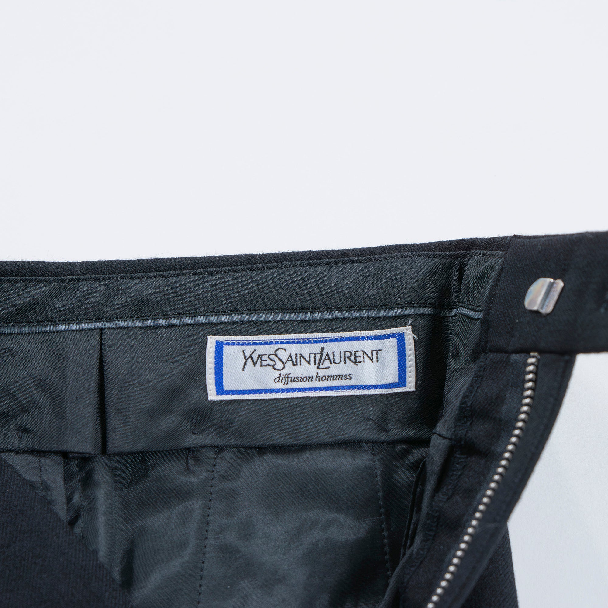 Yves Saint Laurent ◆Brand new ◆ Yves Saint Laurent diffusion hommes wool trousers straight pants slacks 73