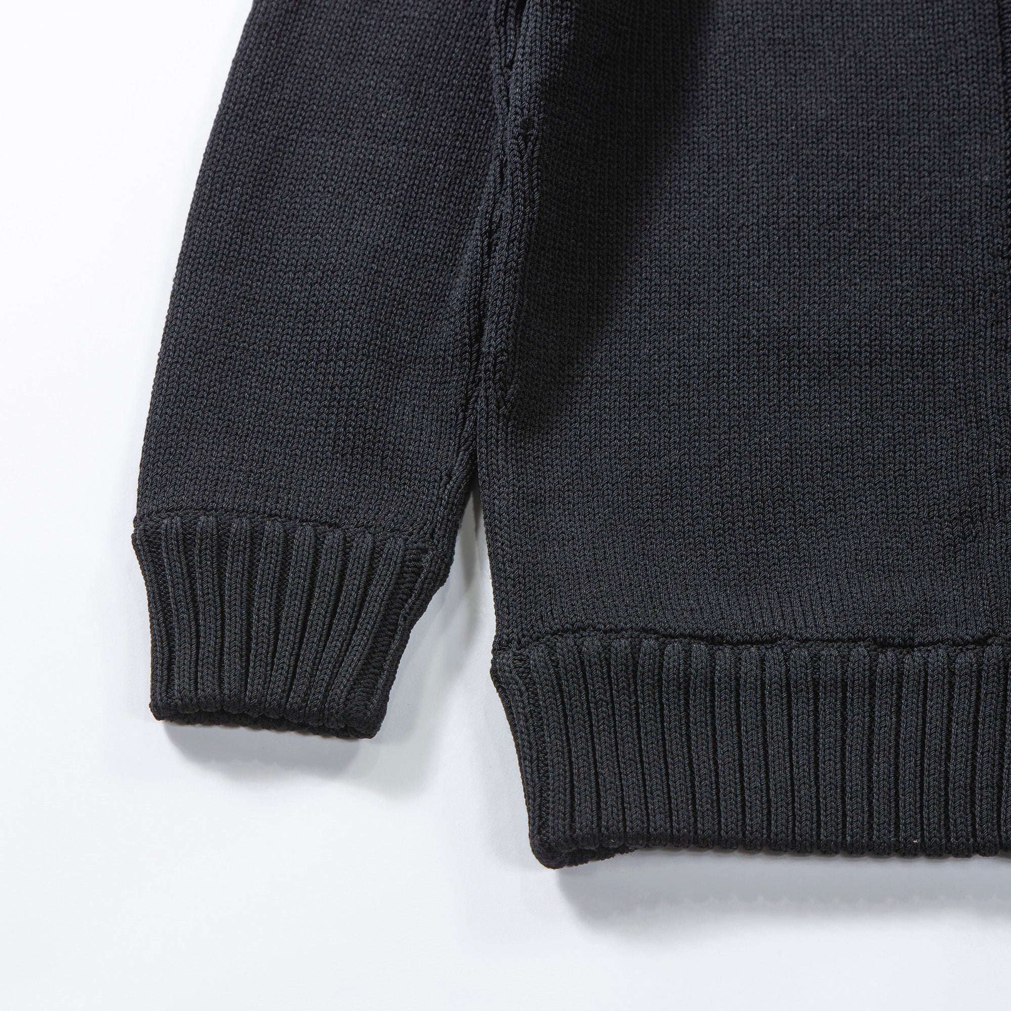 【古着】バーバリー BURBERRY BLUE LABEL ジップアップ ニットセーター ブラック ポリエステル 七分丈 ジャケット バーバリーブルーレーベル レディースファッション レディーストップス【中古】【USED】