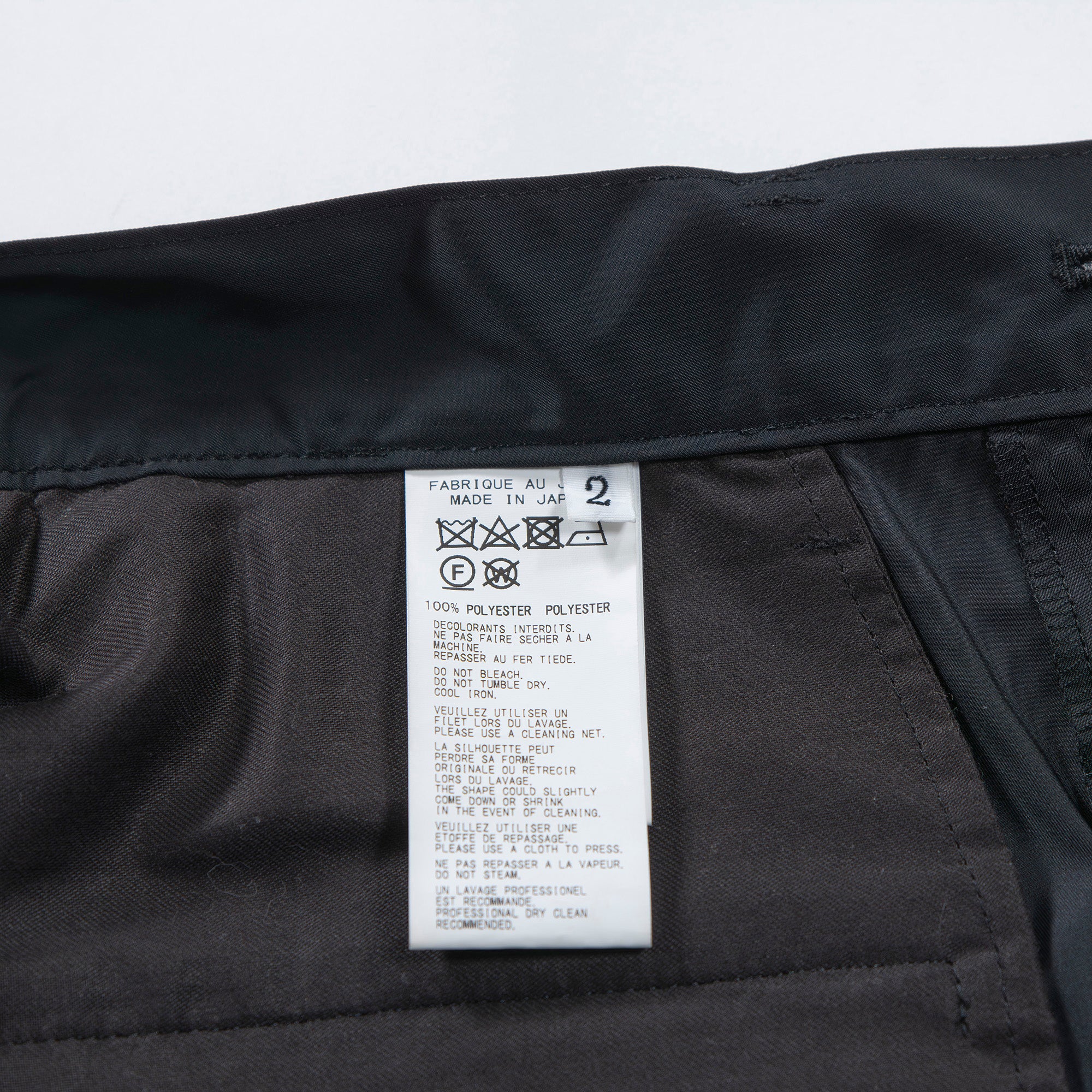 Yohji Yamamoto REGULATION Yohji Yamamoto Regulation Yohji Yamamoto Gusset Sarouel Pants Black Bottoms Pants