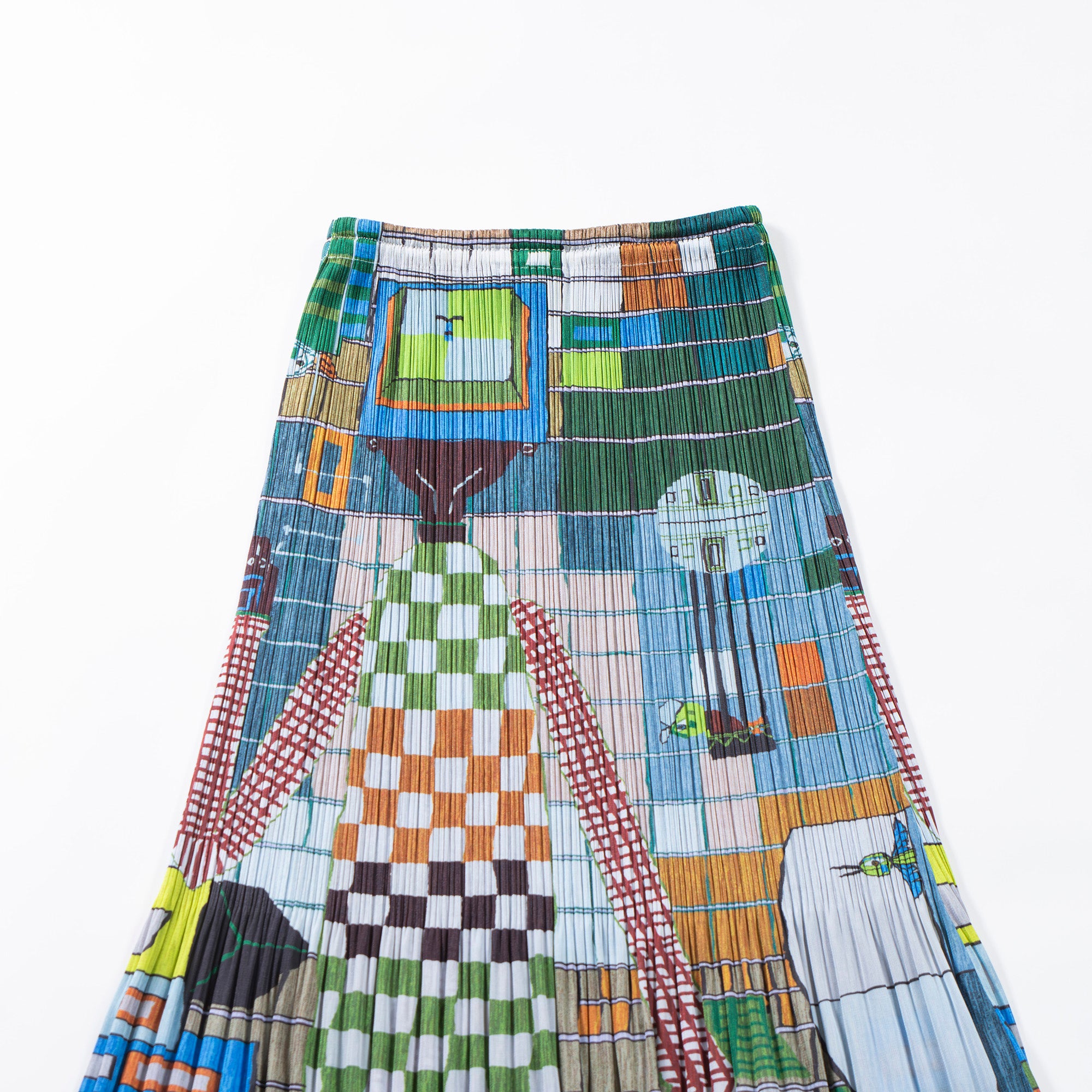 PLEATS PLEASE ISSEY MIYAKE All-over pattern pleated skirt Bottoms Flared skirt