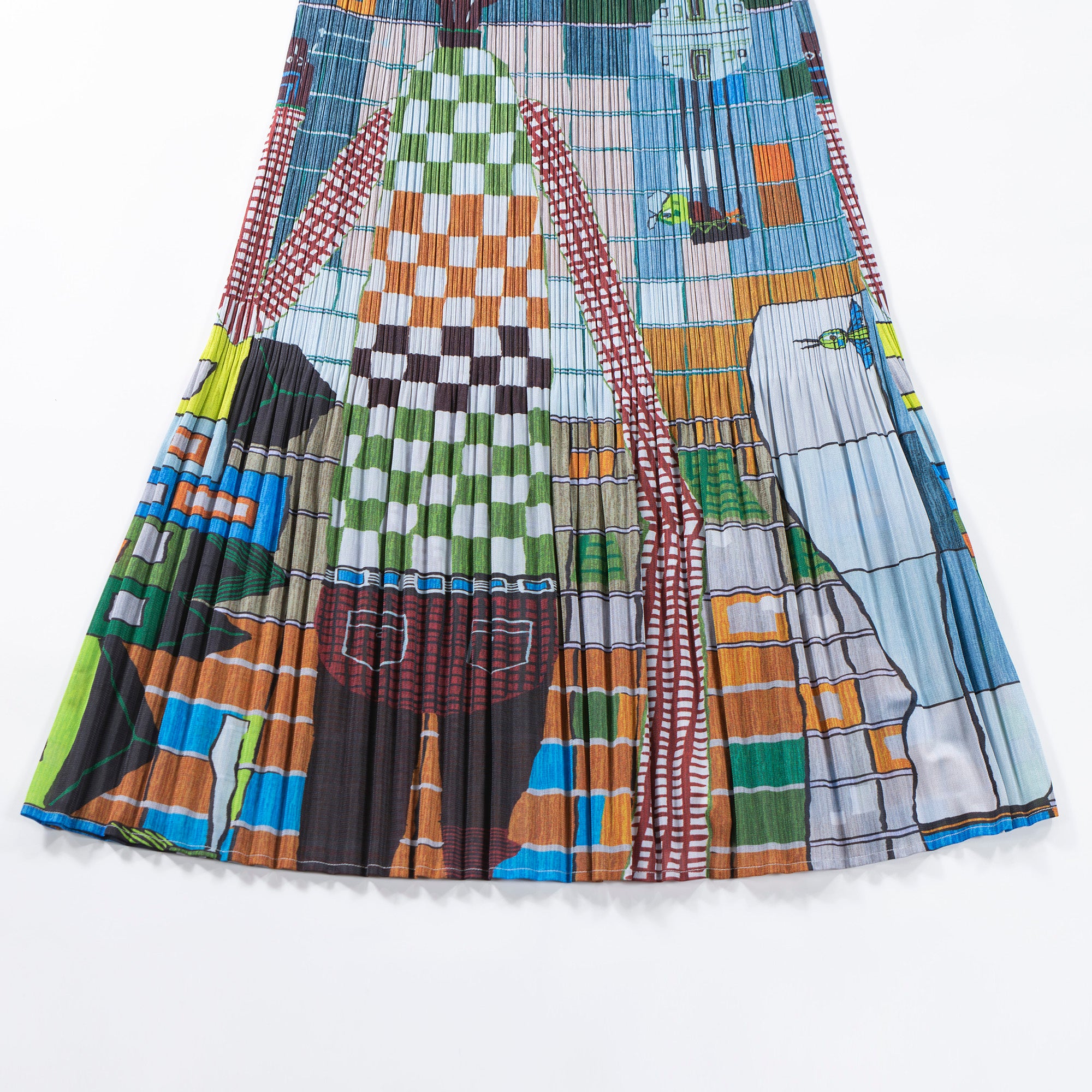PLEATS PLEASE ISSEY MIYAKE All-over pattern pleated skirt Bottoms Flared skirt