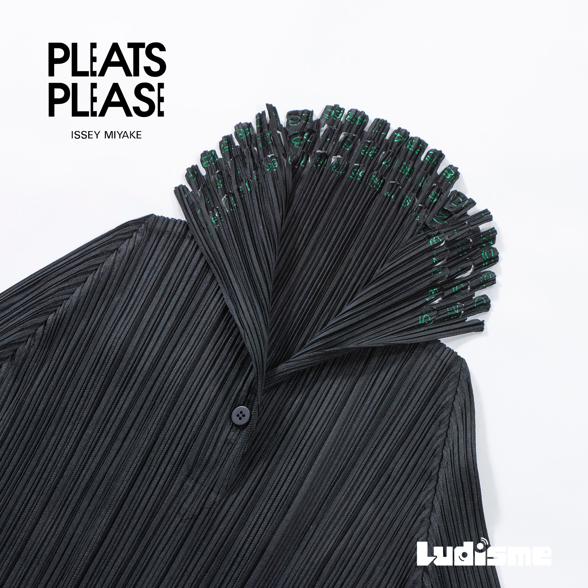 【古着】プリーツプリーズ イッセイミヤケ PLEATS PLEASE ISSEY MIYAKE プルオーバーシャツ ビンゴカードカット ブラック スキッパーシャツ レディースファッション レディーストップス レディースシャツ【中古】【古着】【USED】