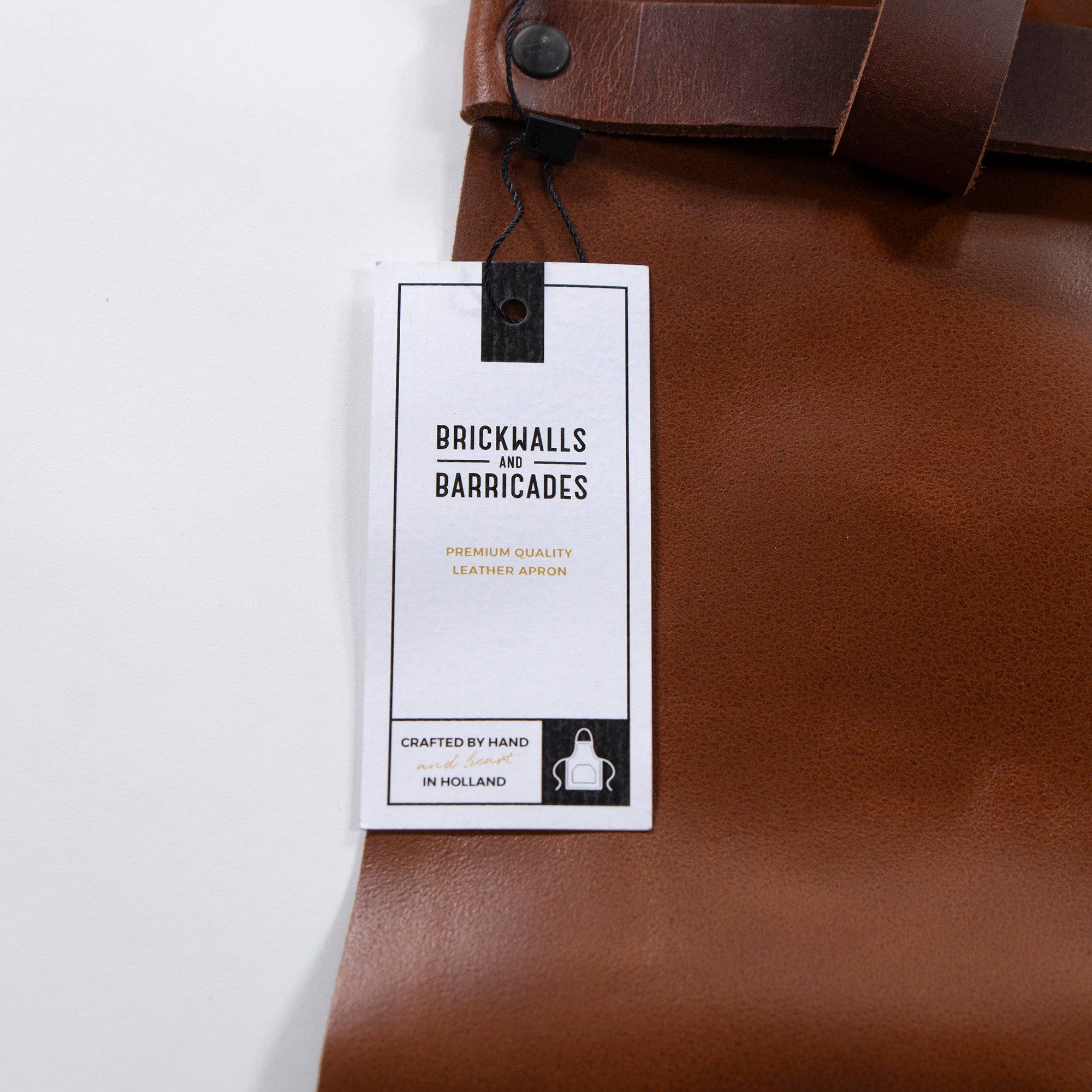 ◆Brand new unused item◆ BRICKWALLS AND BARRICADES Leather Apron The Premium X-Cross Natural Leather Genuine Leather Leather Craft Leather Products