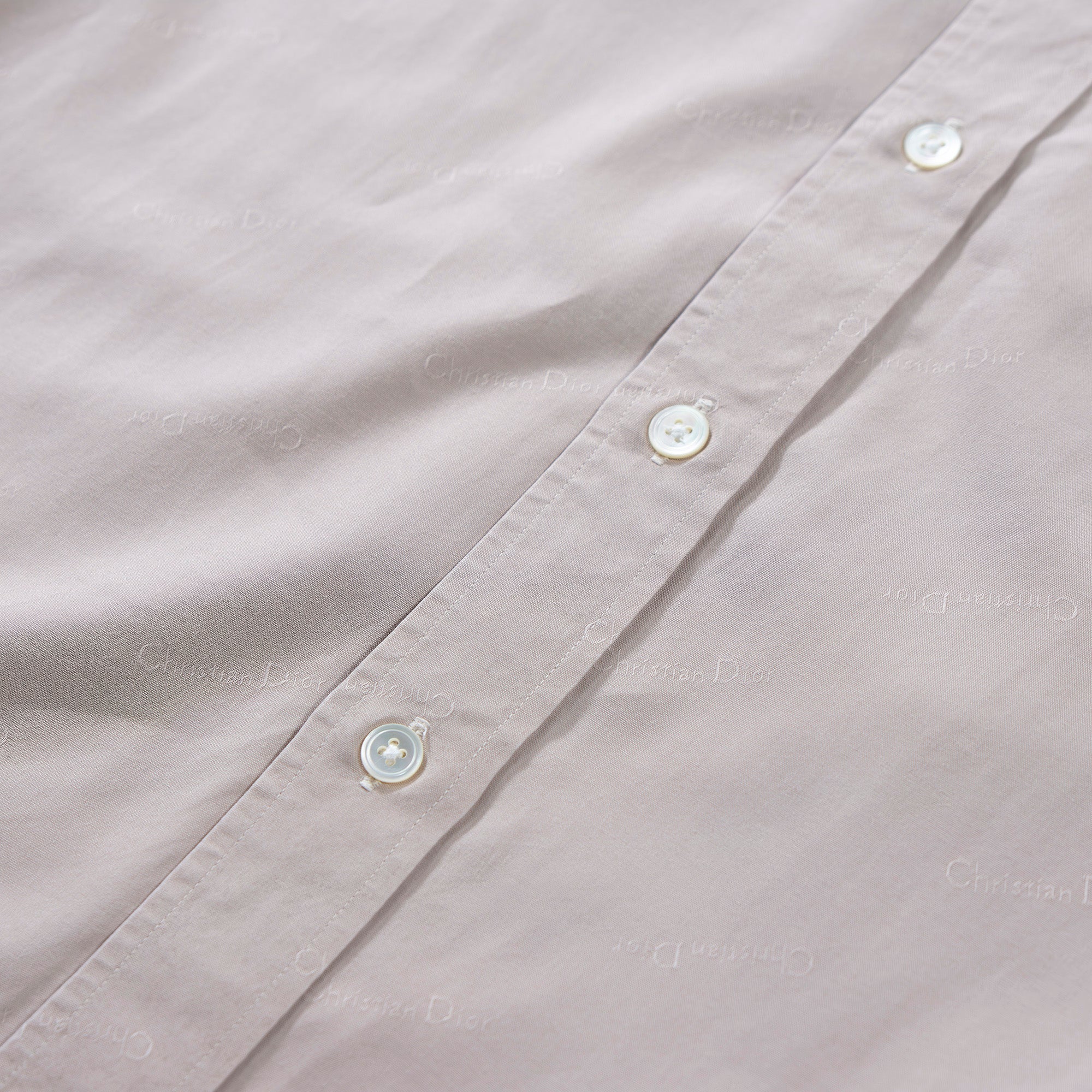 Christian Dior MONSIEUR Cotton Broad Shirt Beige Dior Homme 90s DIOR HOMME Tops