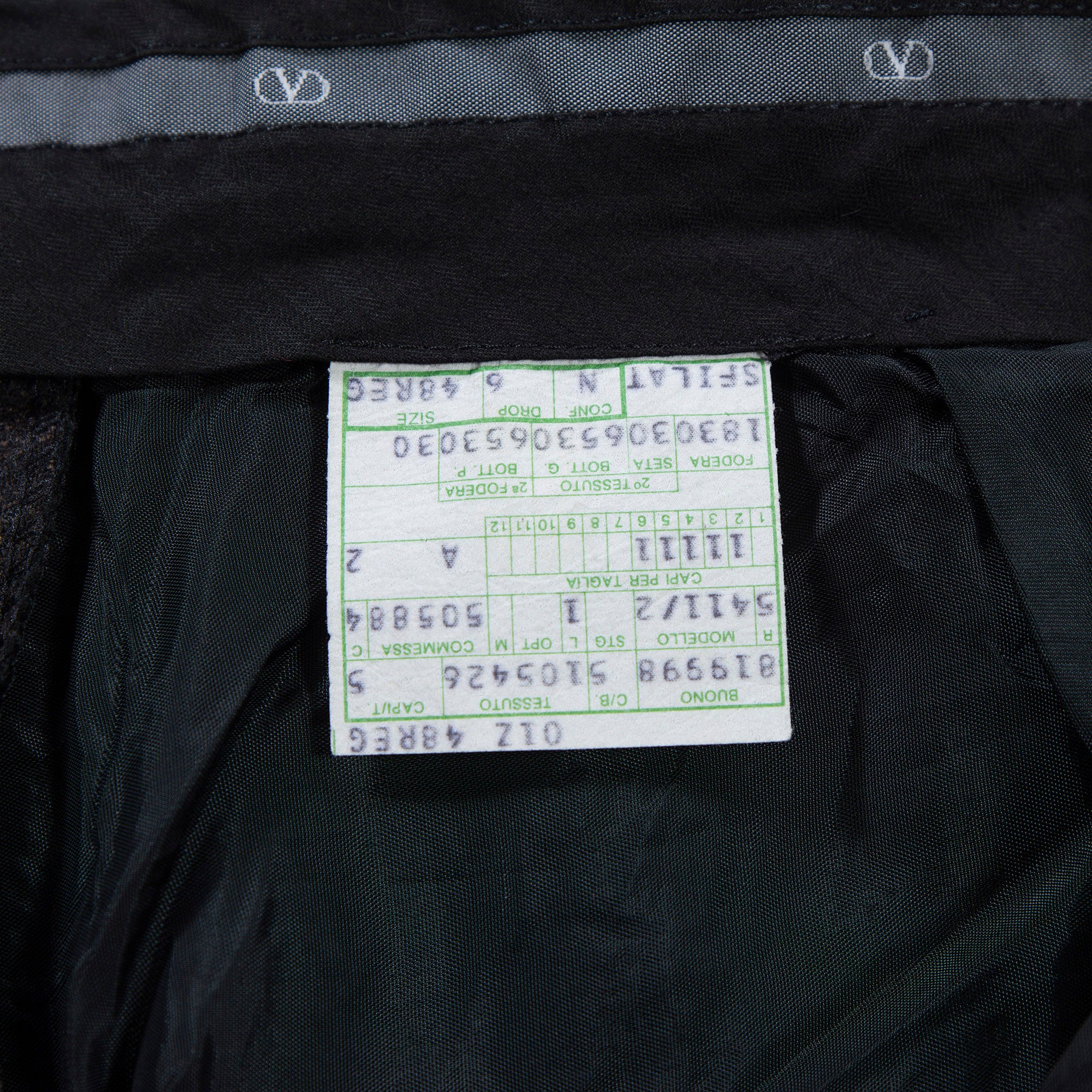 Valentino VALENTINO 2-pleat wool trousers, charcoal grey, center press, slacks, men's fashion, bottoms, pants
