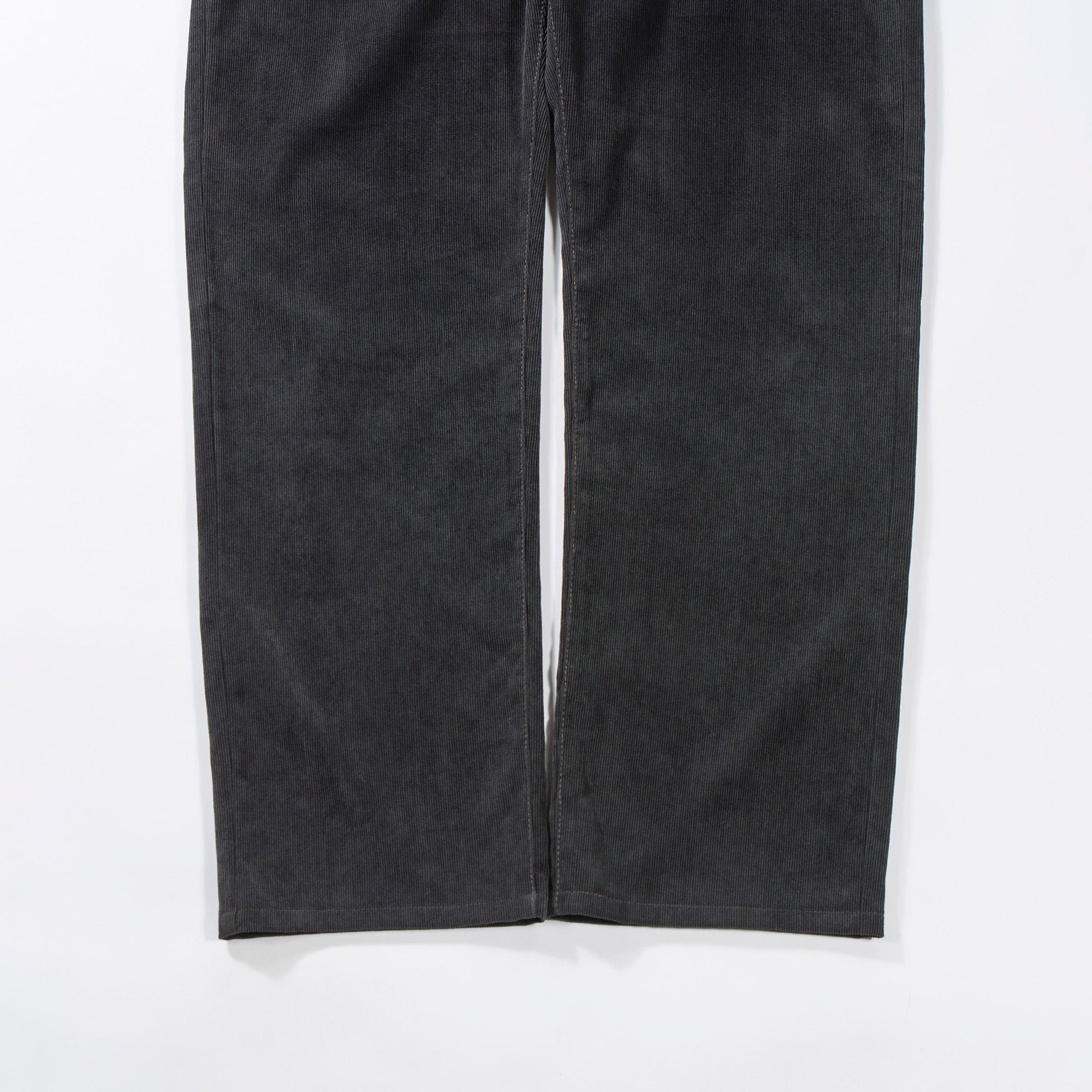 Armani GIORGIO ARMANI Corduroy wide pants size 38 Black Button fly Leather patch Italian summer corduroy Men's pants