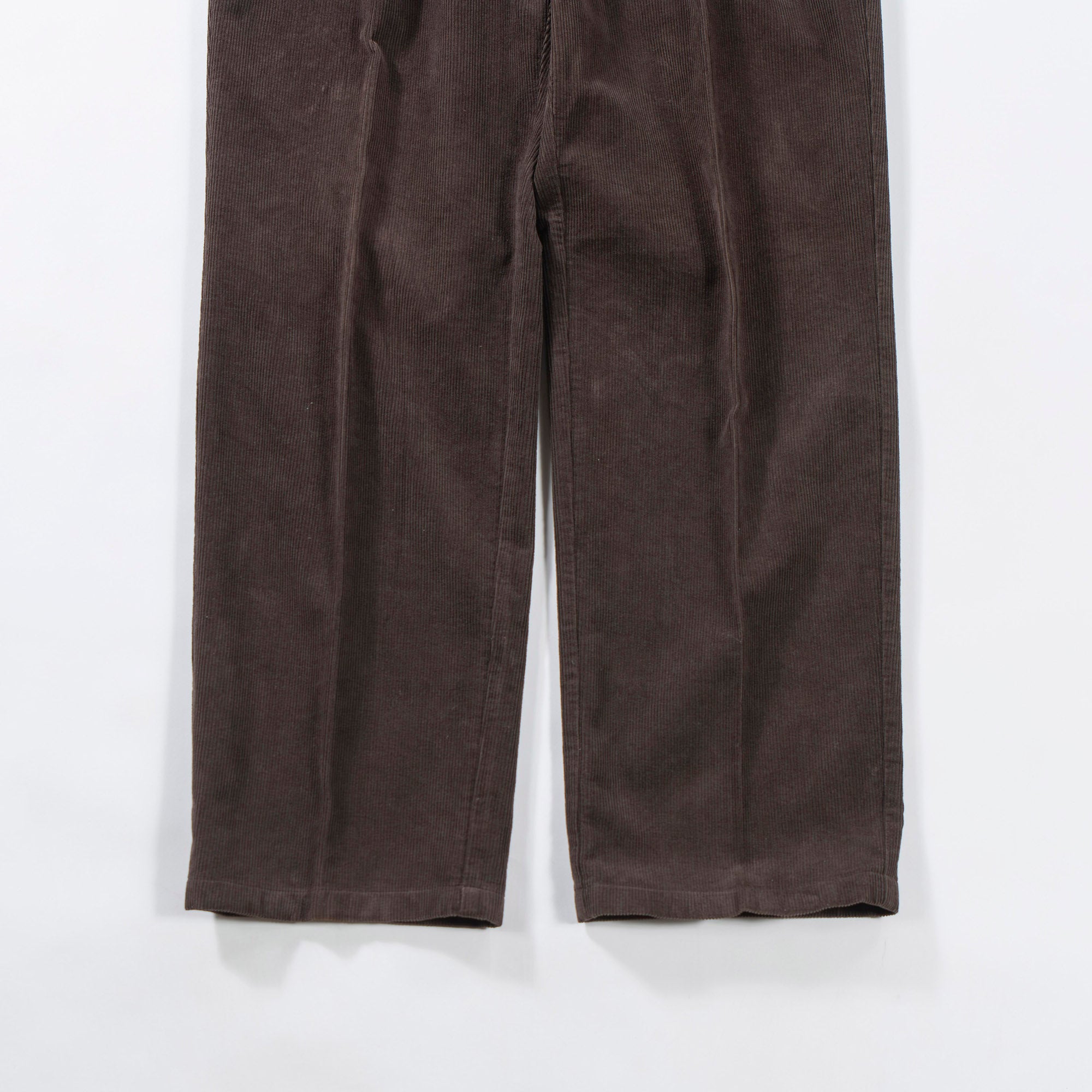 Valentino VALENTINO ROMA Corduroy Pants with Tucks, Brown, Center Press, Slacks, Made in Italy, Men's Pants, Bottoms