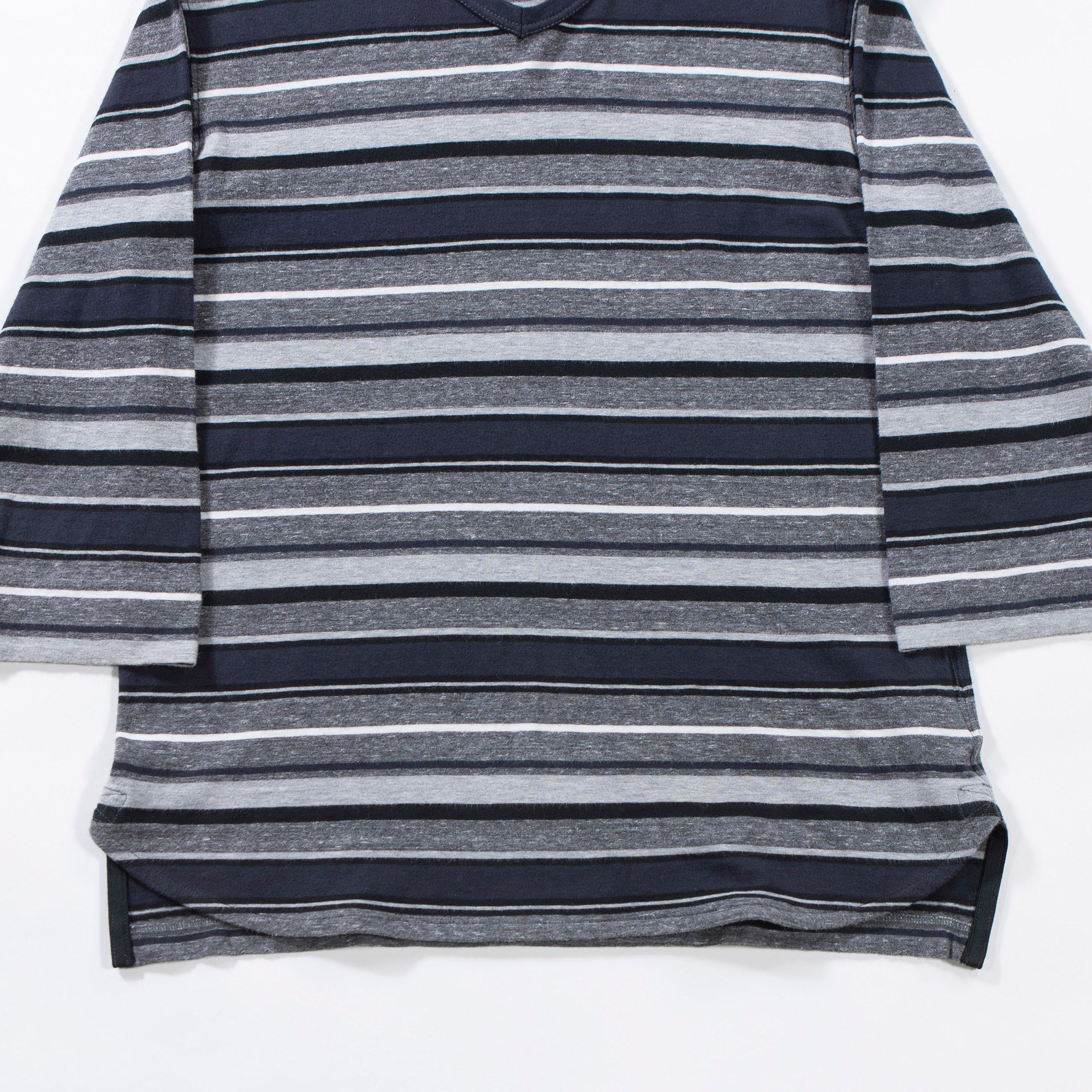 COMME des GARCONS HOMME Comme des Garcons Homme AD2013 Multi-border cut and sew 7/8 length Men's top Long T